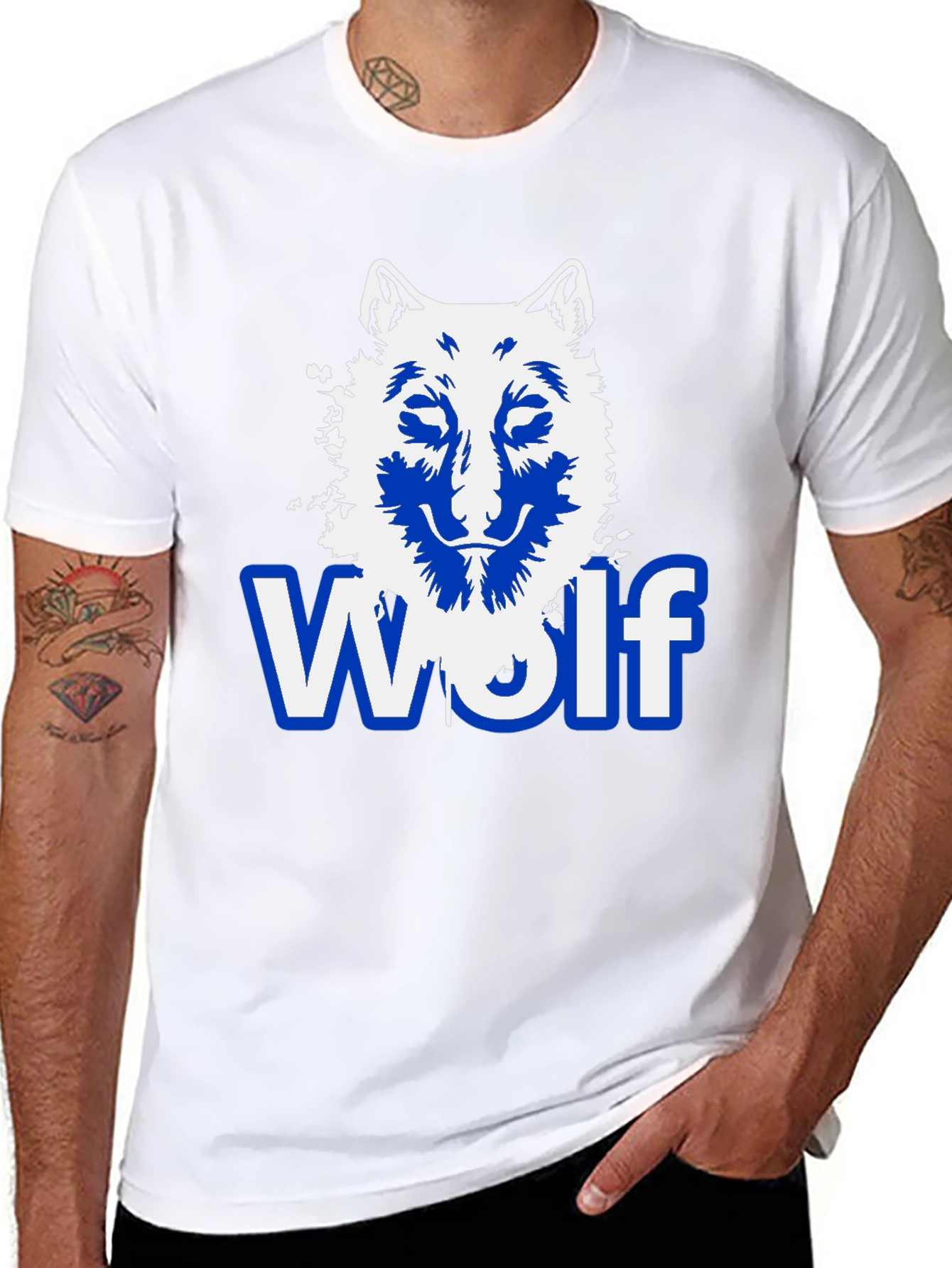 Wolf Graphic Tee - Cool Animal Design T-Shirt
