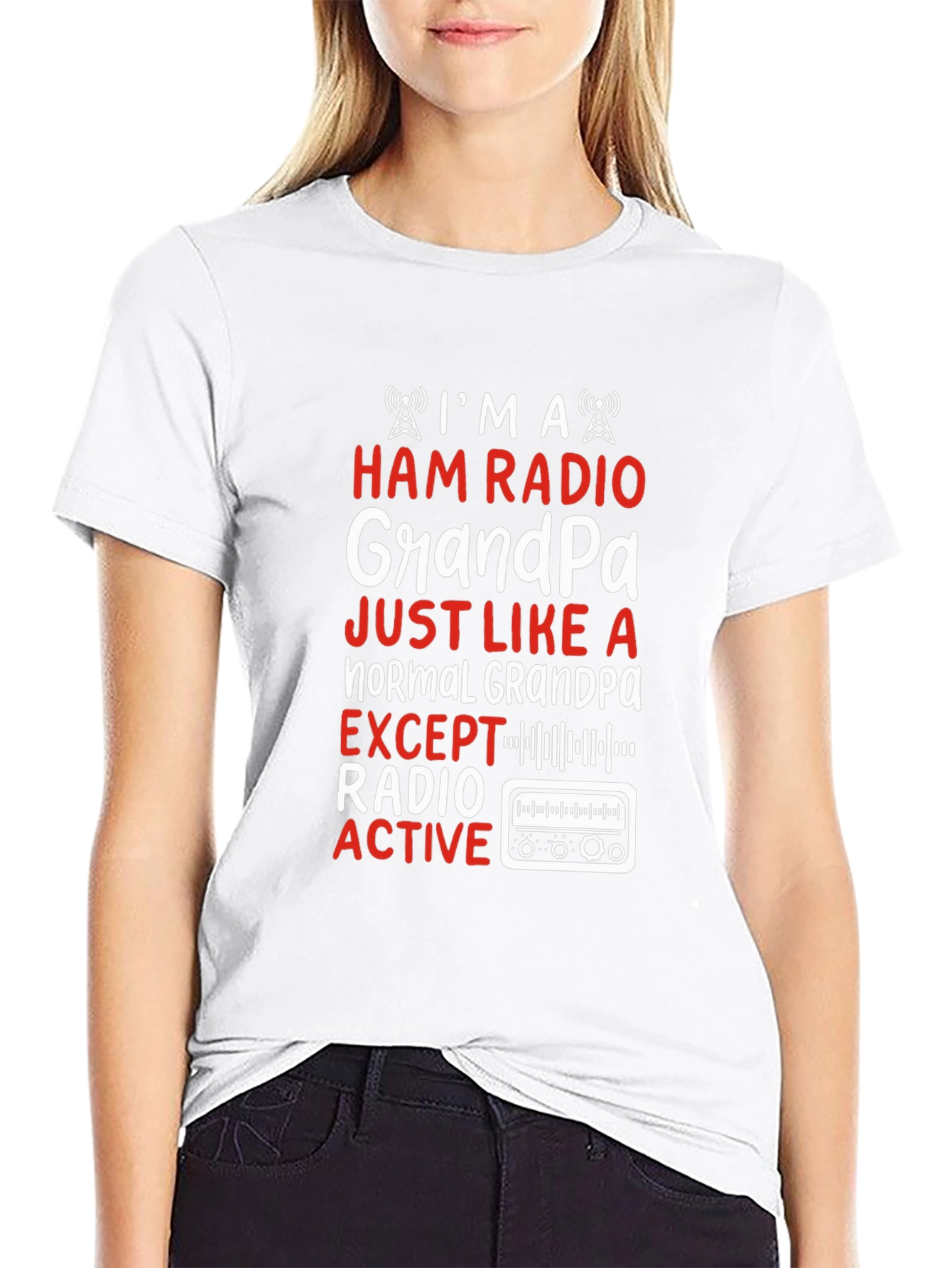Ham Radio Grandpa T-Shirt - Radio Active