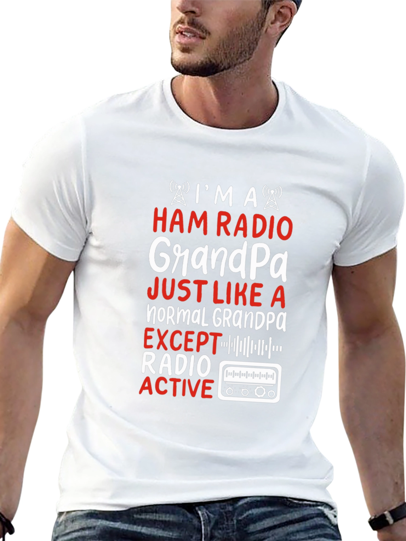 Ham Radio Grandpa T-Shirt - Radio Active