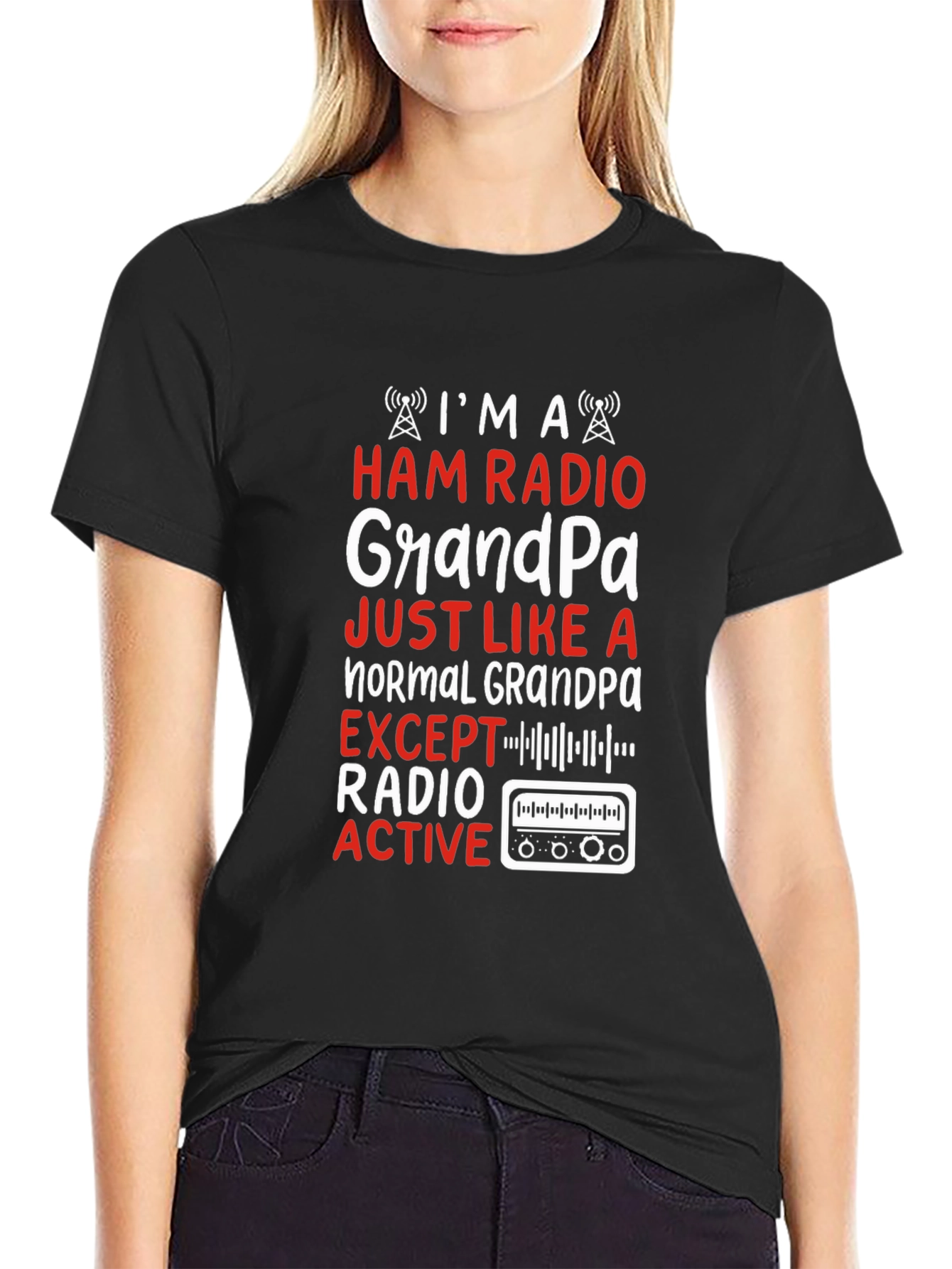 Ham Radio Grandpa T-Shirt - Radio Active