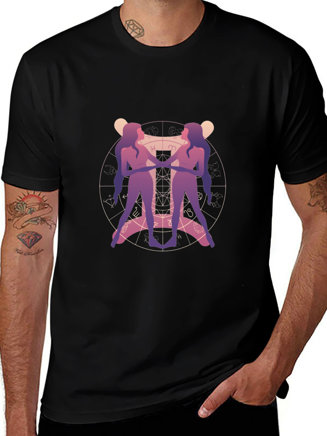 Gemini Zodiac Graphic Tee