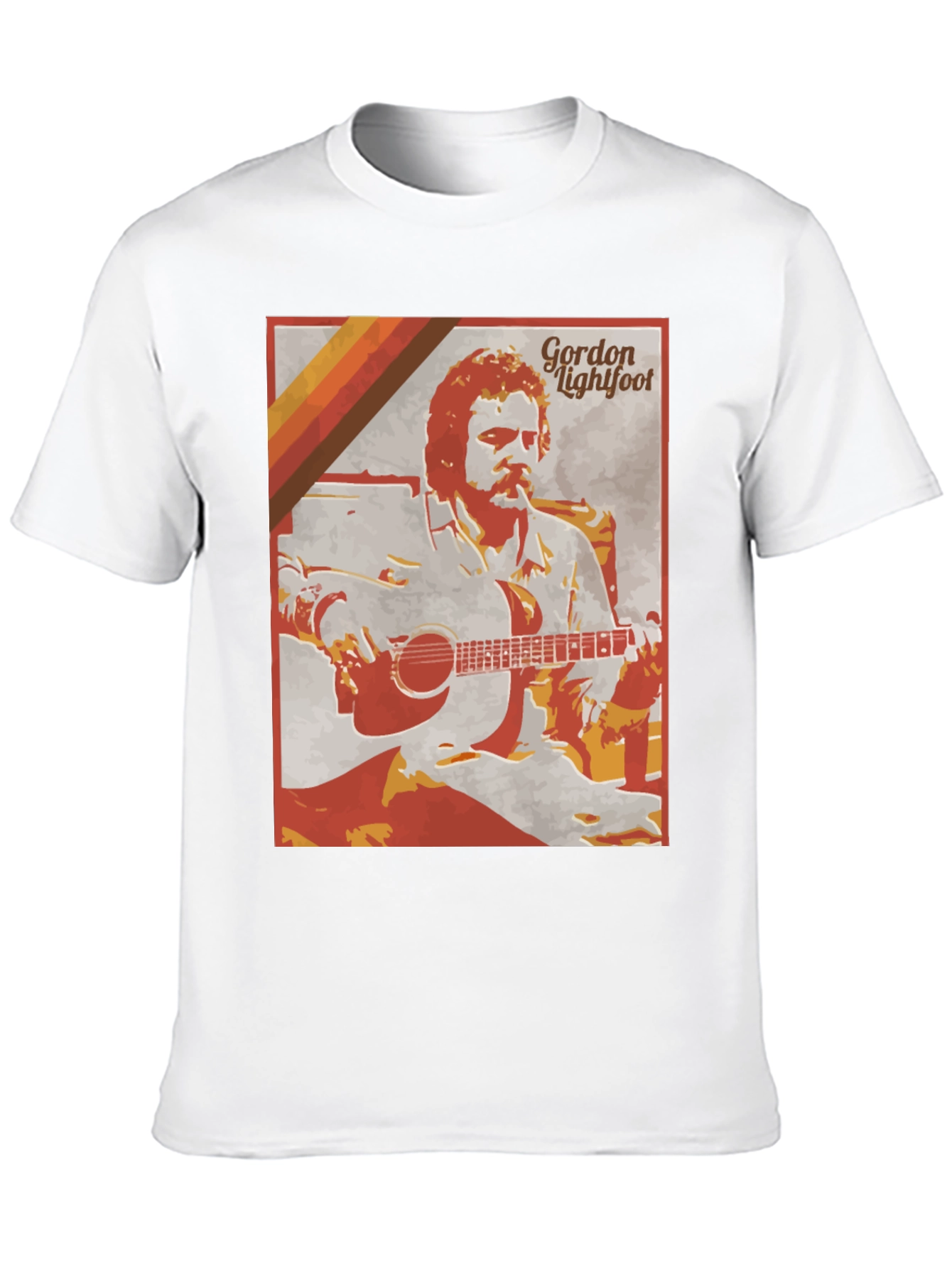 Gordon Lightfoot Graphic T-Shirt - Retro Style