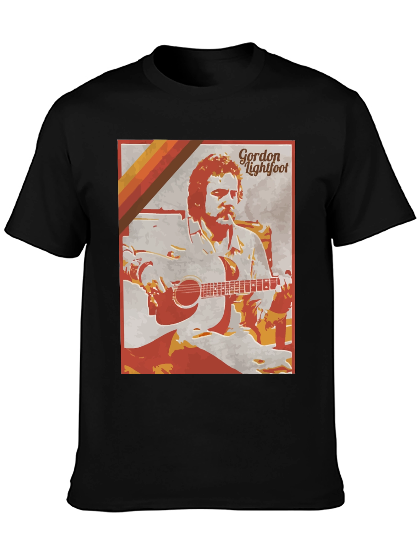 Gordon Lightfoot Graphic T-Shirt - Retro Style