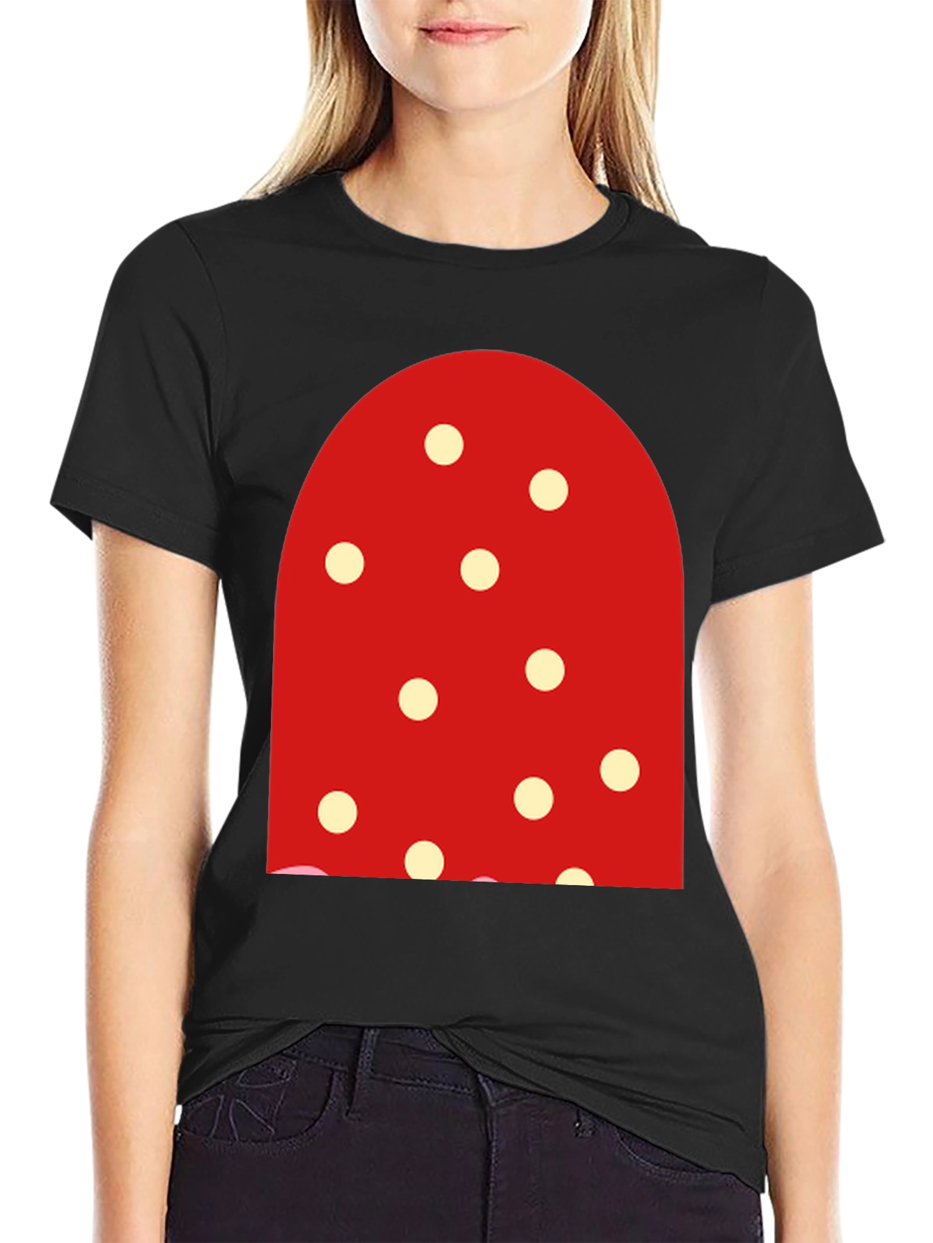 Polka Dot Mushroom T-Shirt - Fun & Unique!