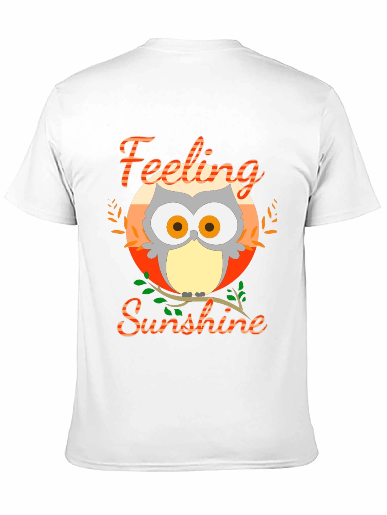 Feeling Sunshine Owl Graphic T-Shirt