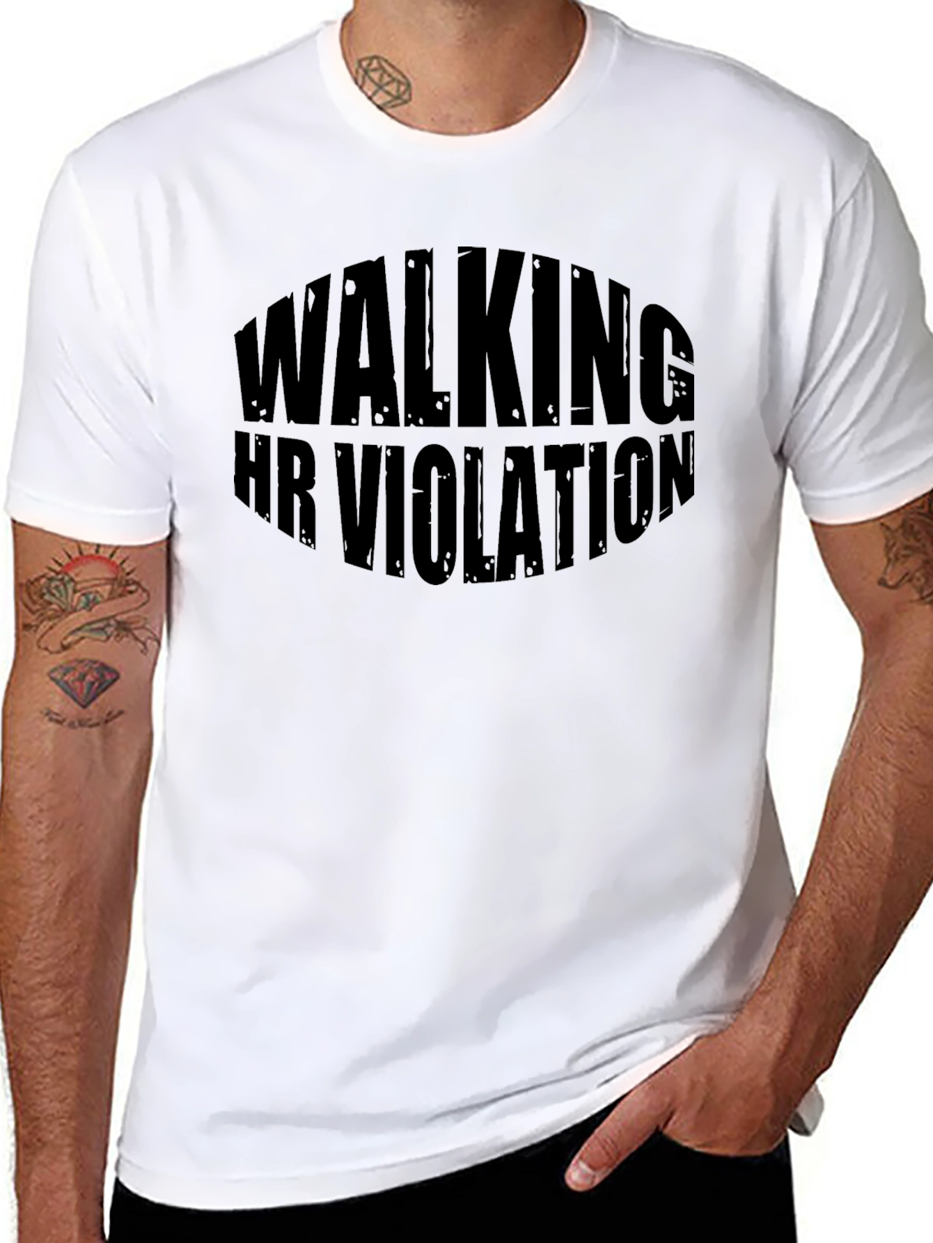 Walking HR Violation Novelty T-Shirt