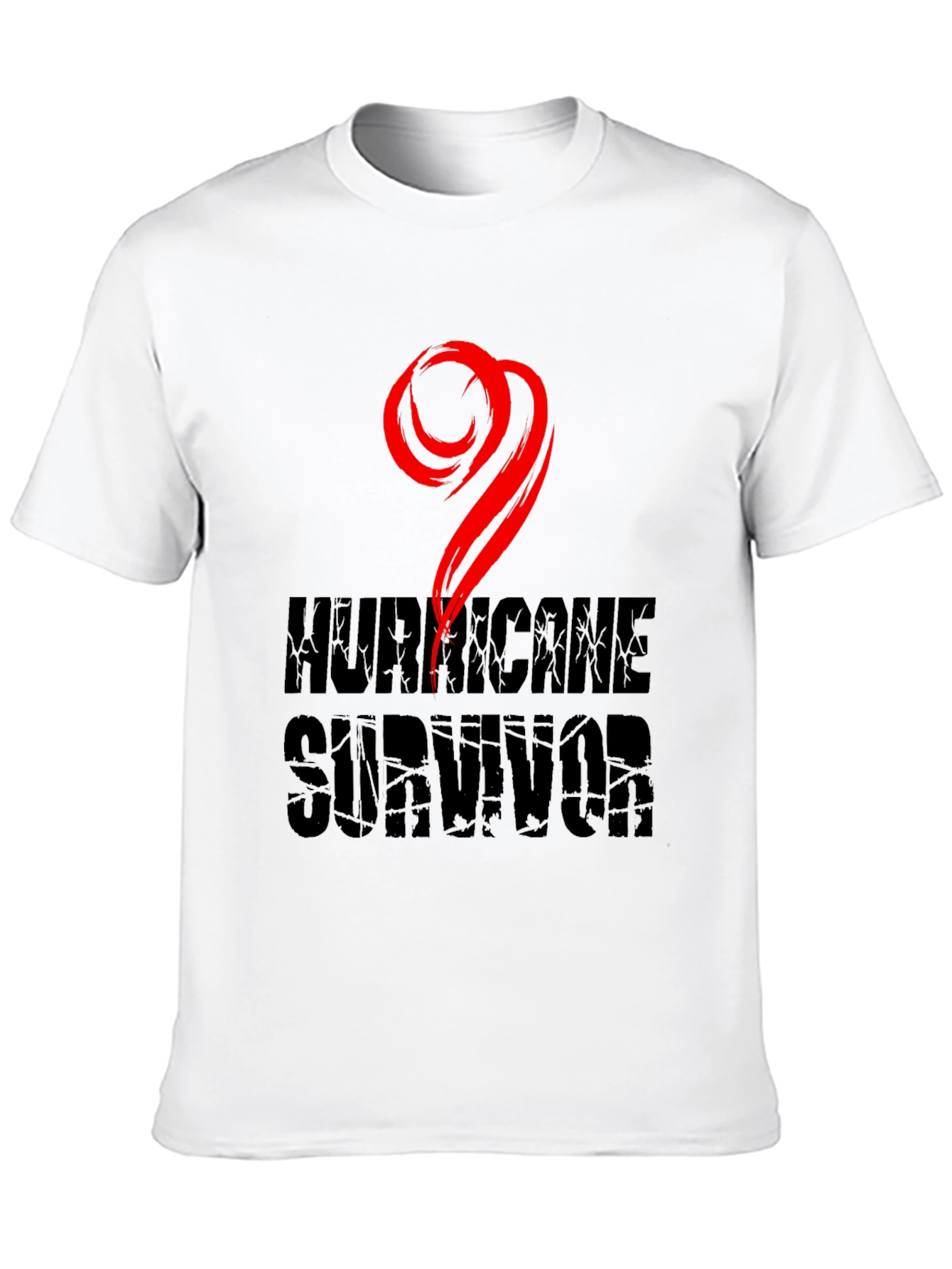 Hurricane Survivor Graphic Tee - Black