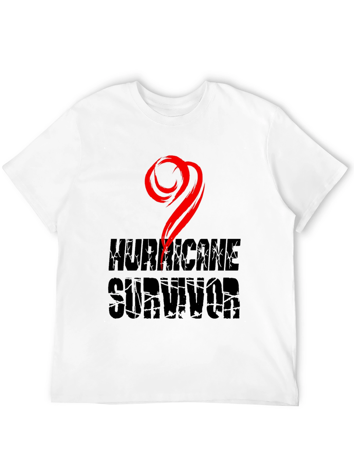 Hurricane Survivor Graphic Tee - Black