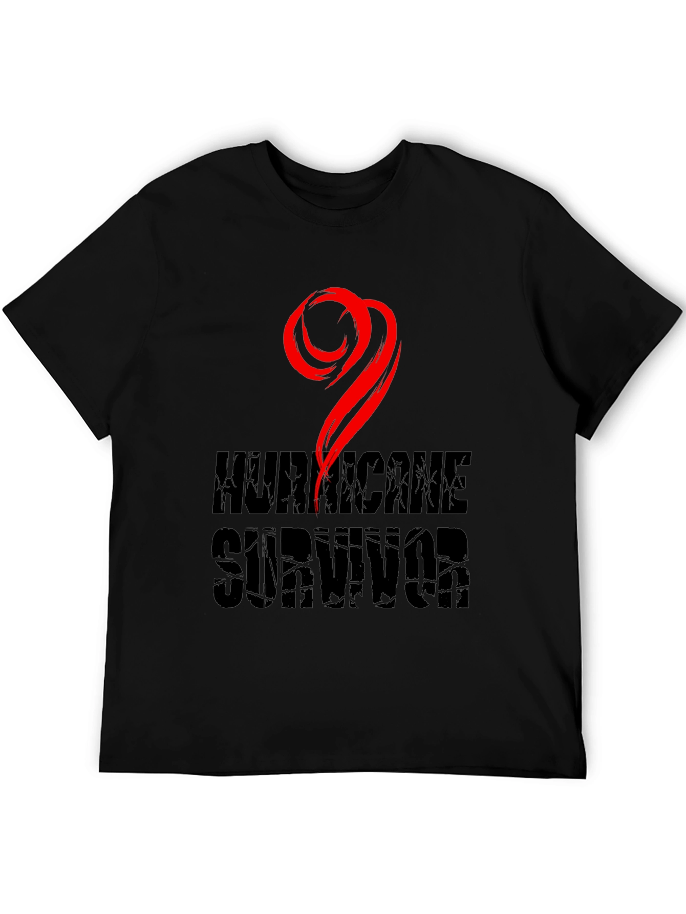 Hurricane Survivor Graphic Tee - Black