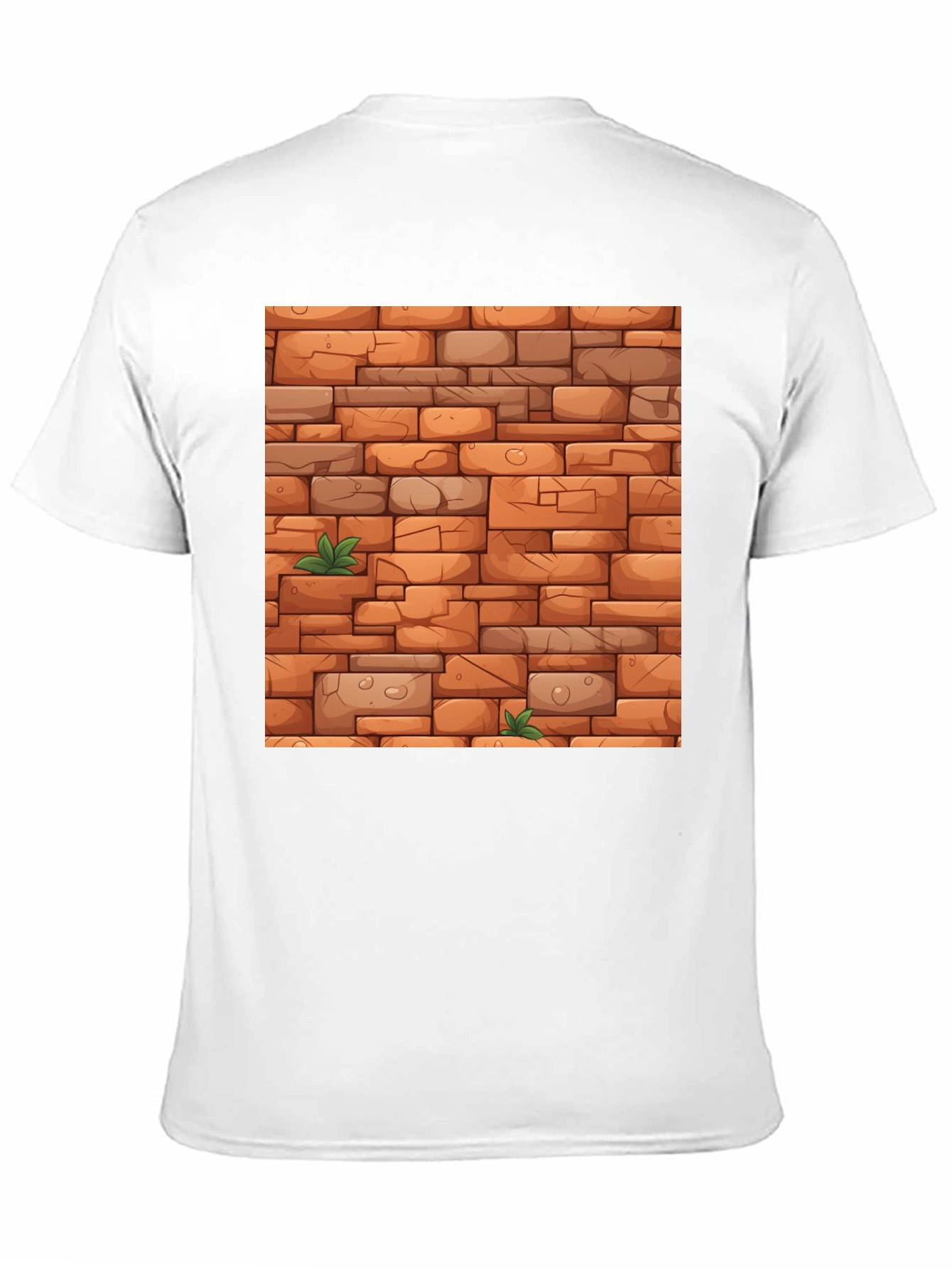 Brick Wall Graphic Tee - Unique Design!