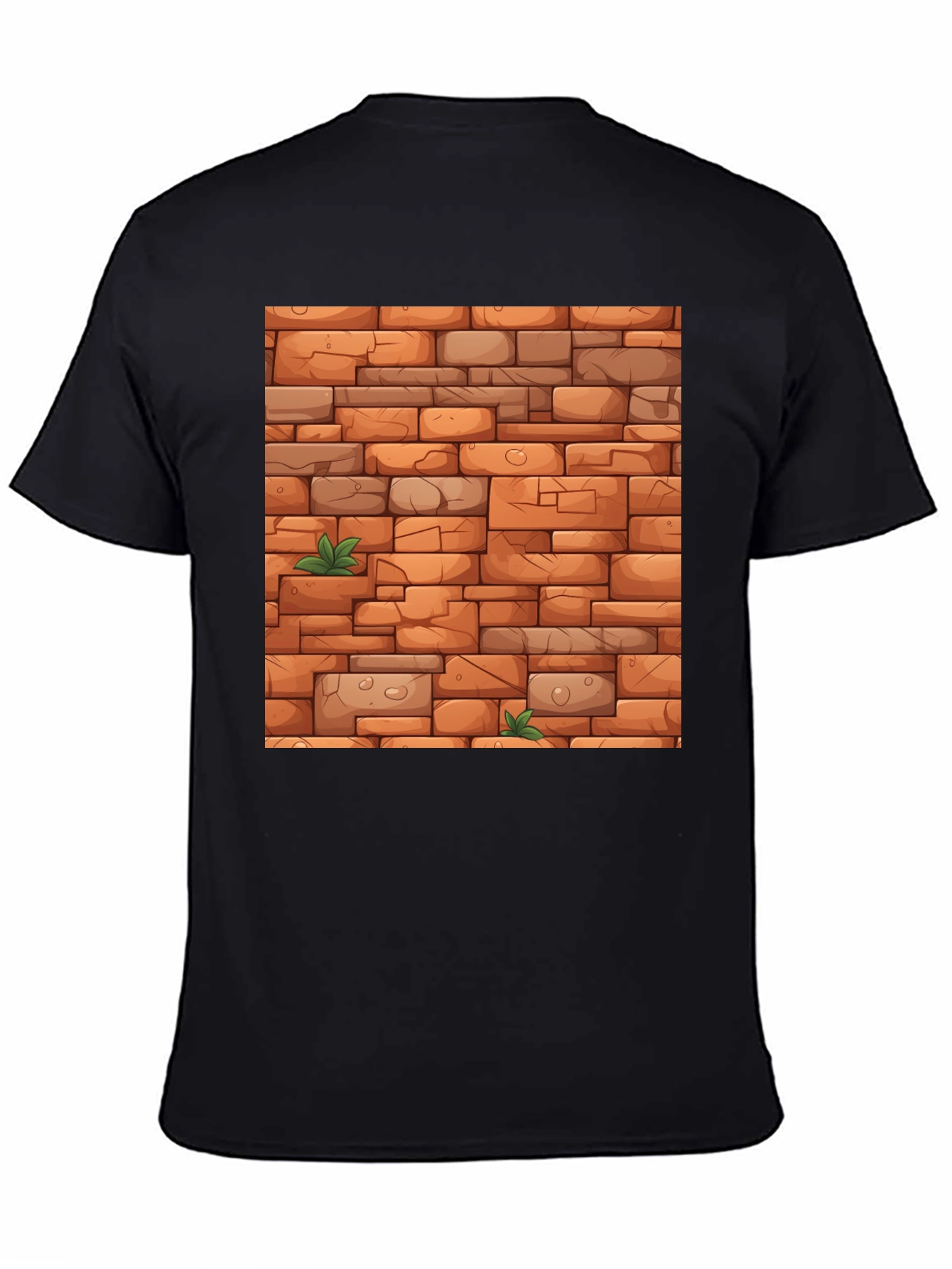 Brick Wall Graphic Tee - Unique Design!