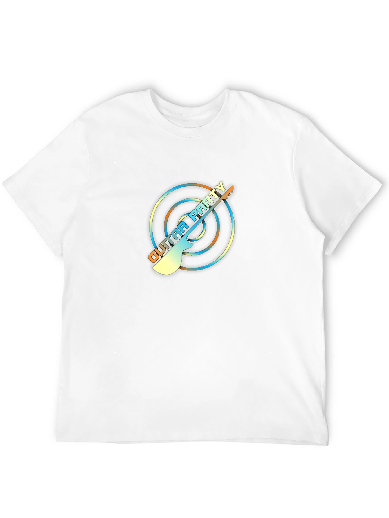 Guitar Party Graphic Tee - Black Unisex T-Shirt