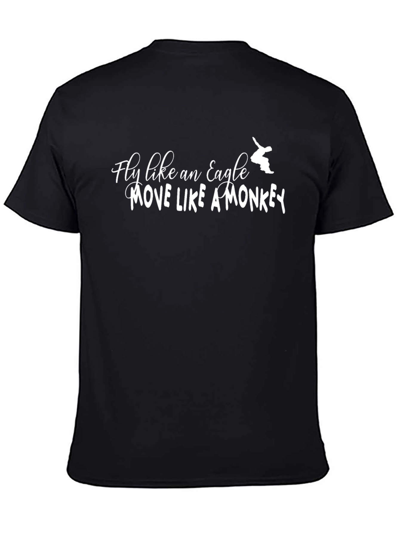 Fly Like An Eagle T-Shirt - Black Graphic Tee