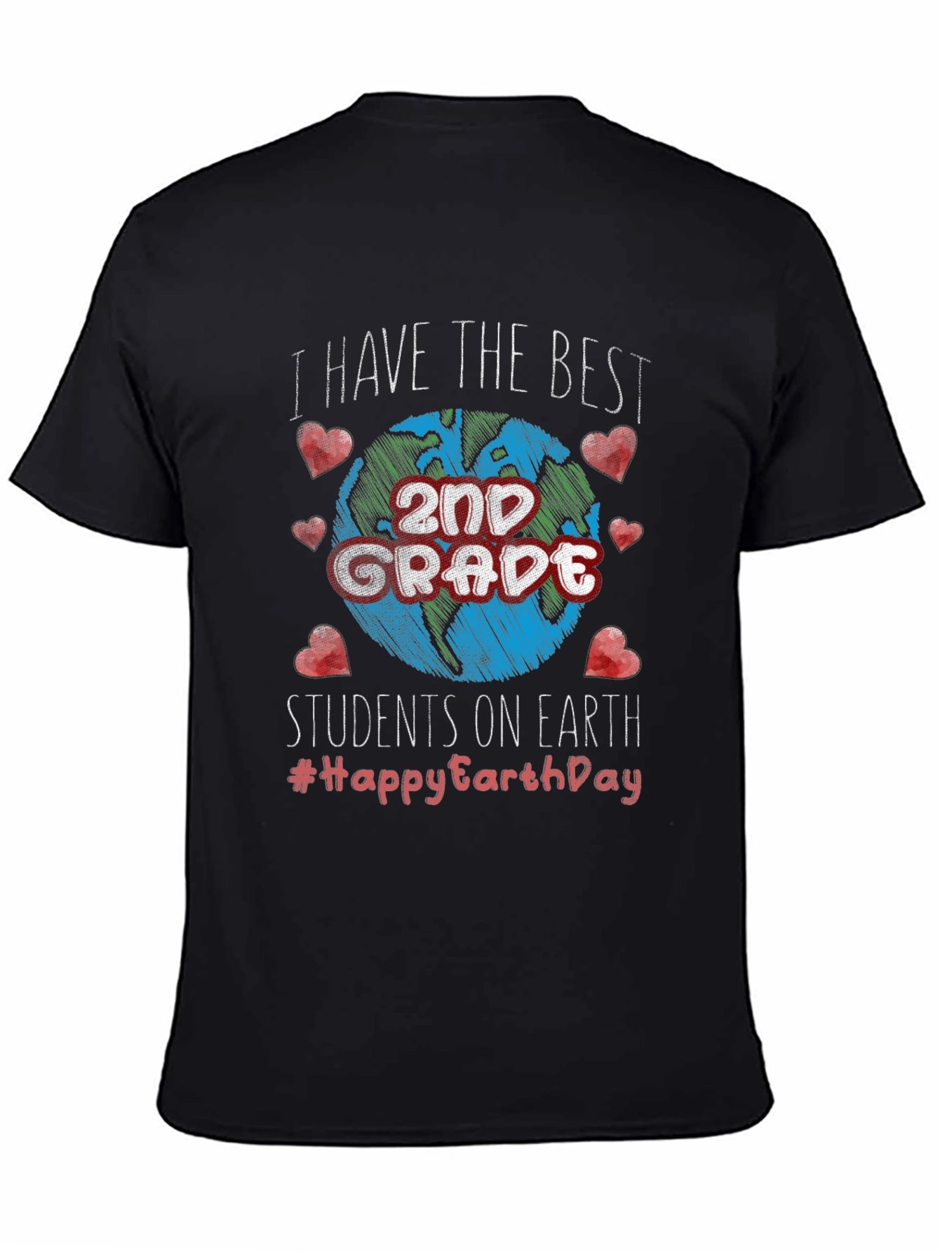 Best 2nd Grade Students Earth Day T-Shirt