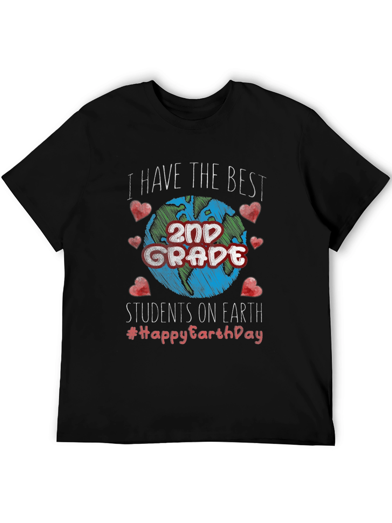 Best 2nd Grade Students Earth Day T-Shirt
