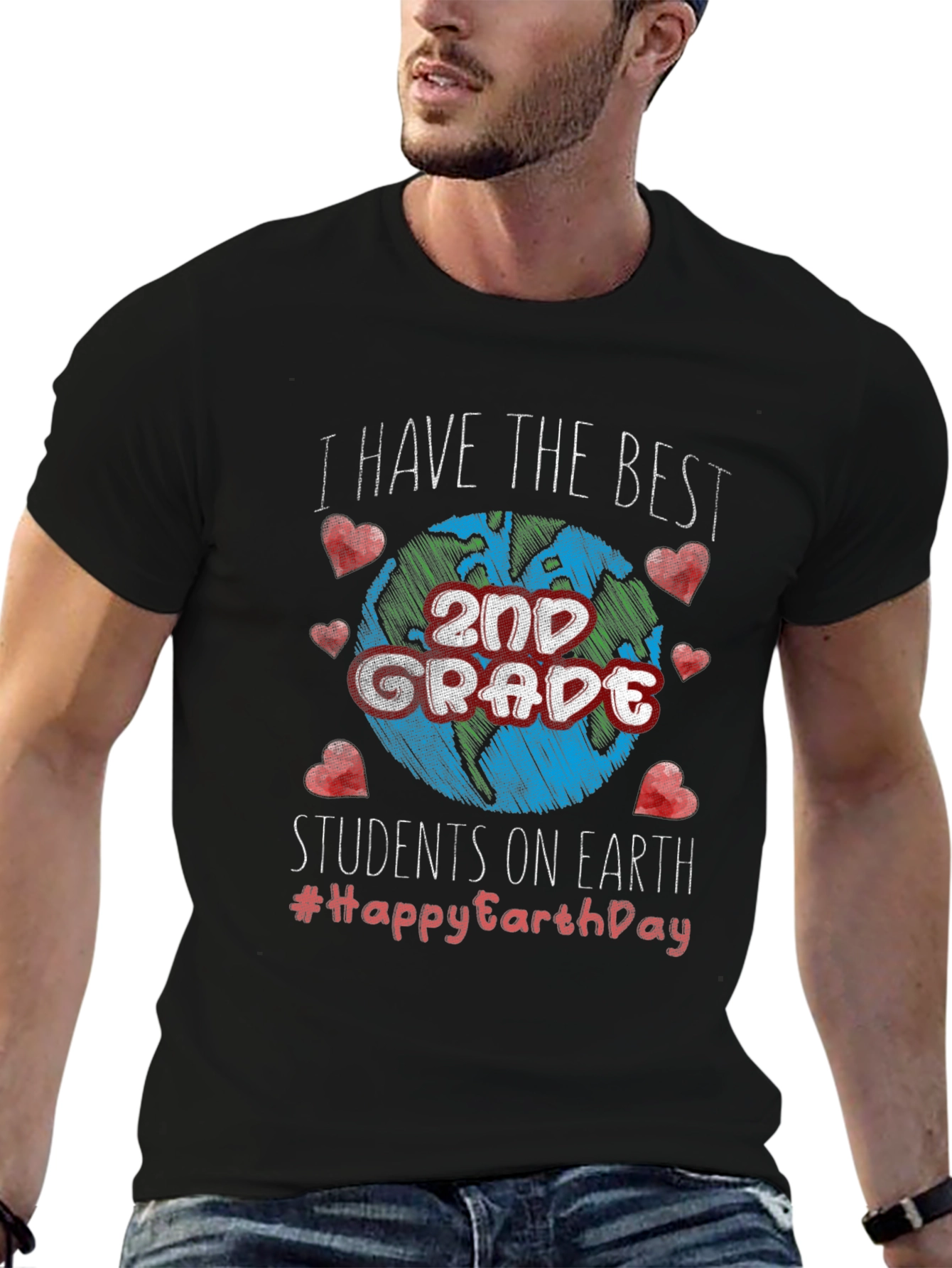 Best 2nd Grade Students Earth Day T-Shirt