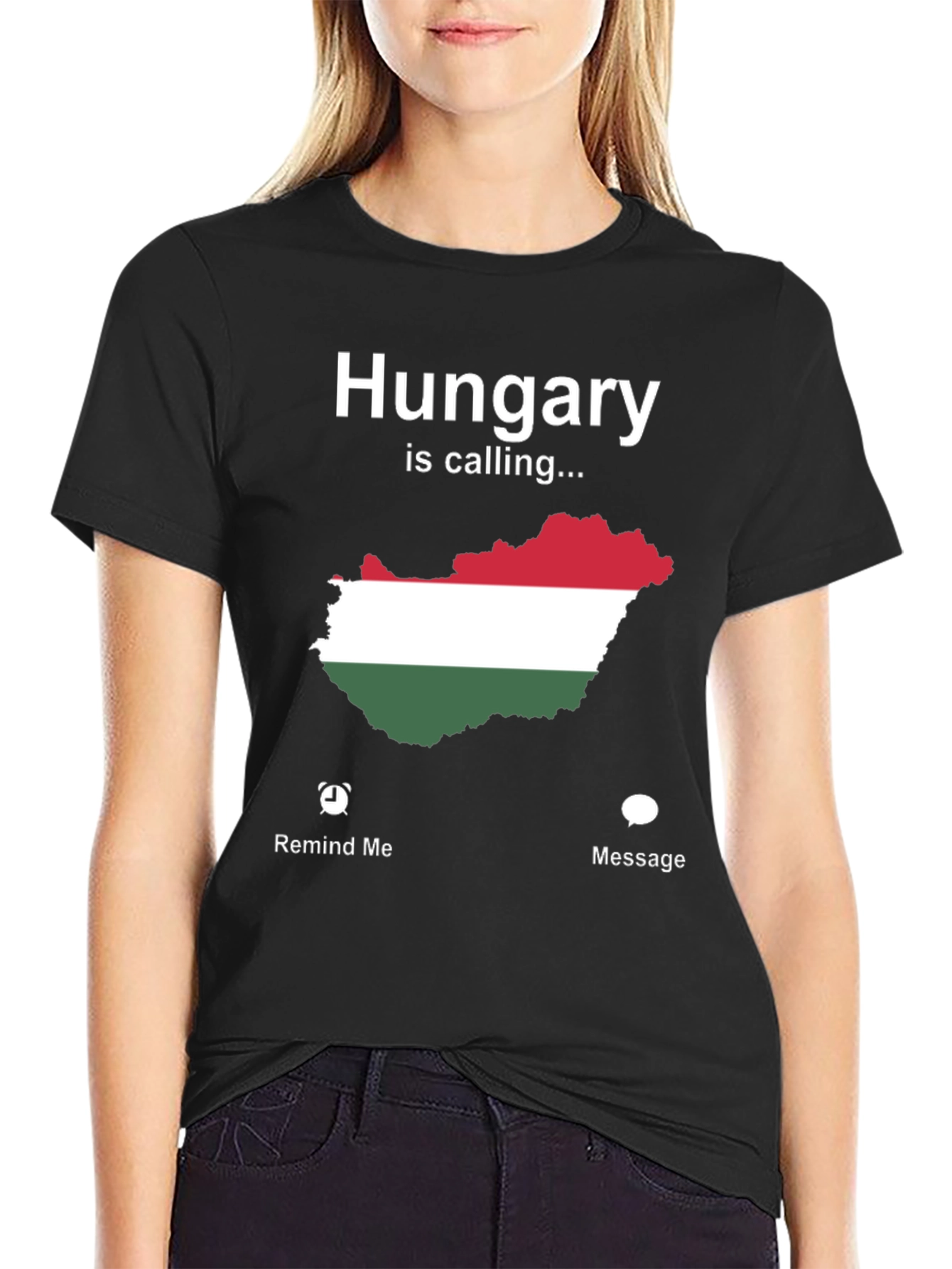 Hungary Is Calling T-Shirt - Novelty Map Tee
