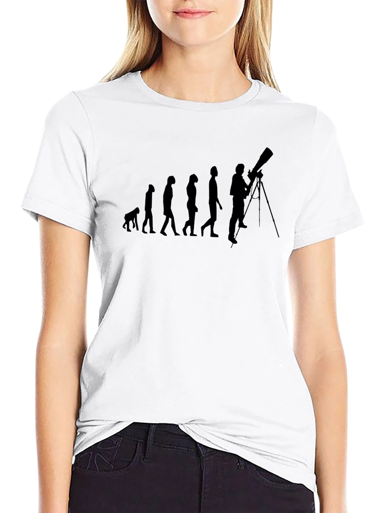 Astronomy Evolution T-Shirt - Stargazer Tee