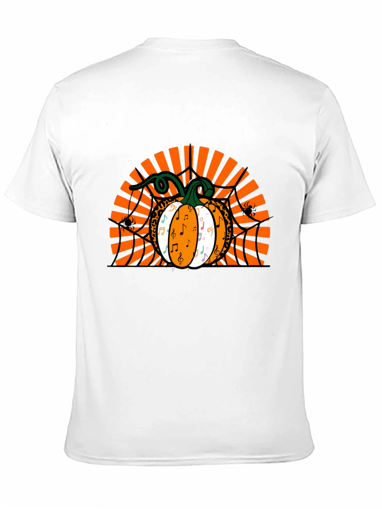 Halloween Music Pumpkin T-Shirt