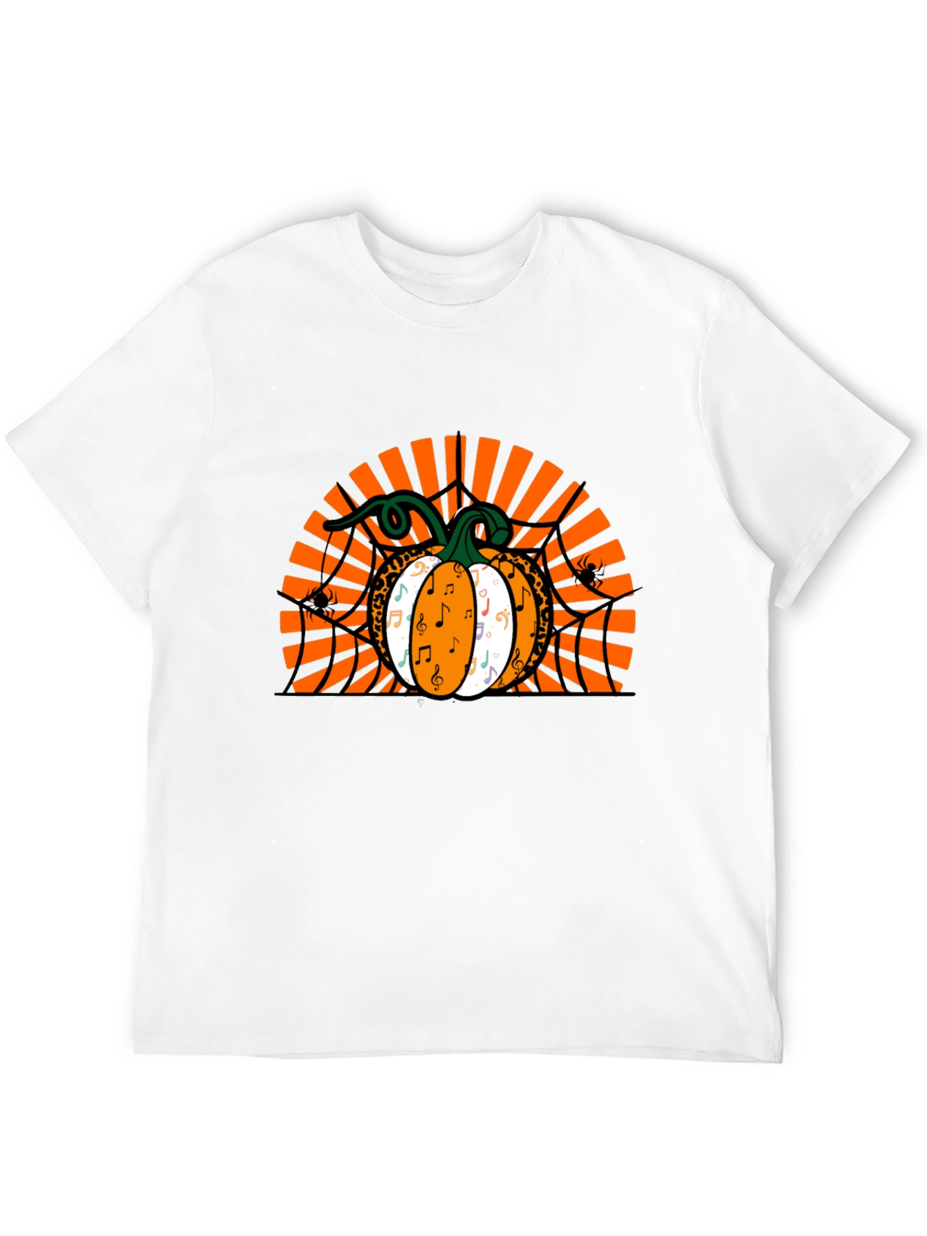Halloween Music Pumpkin T-Shirt