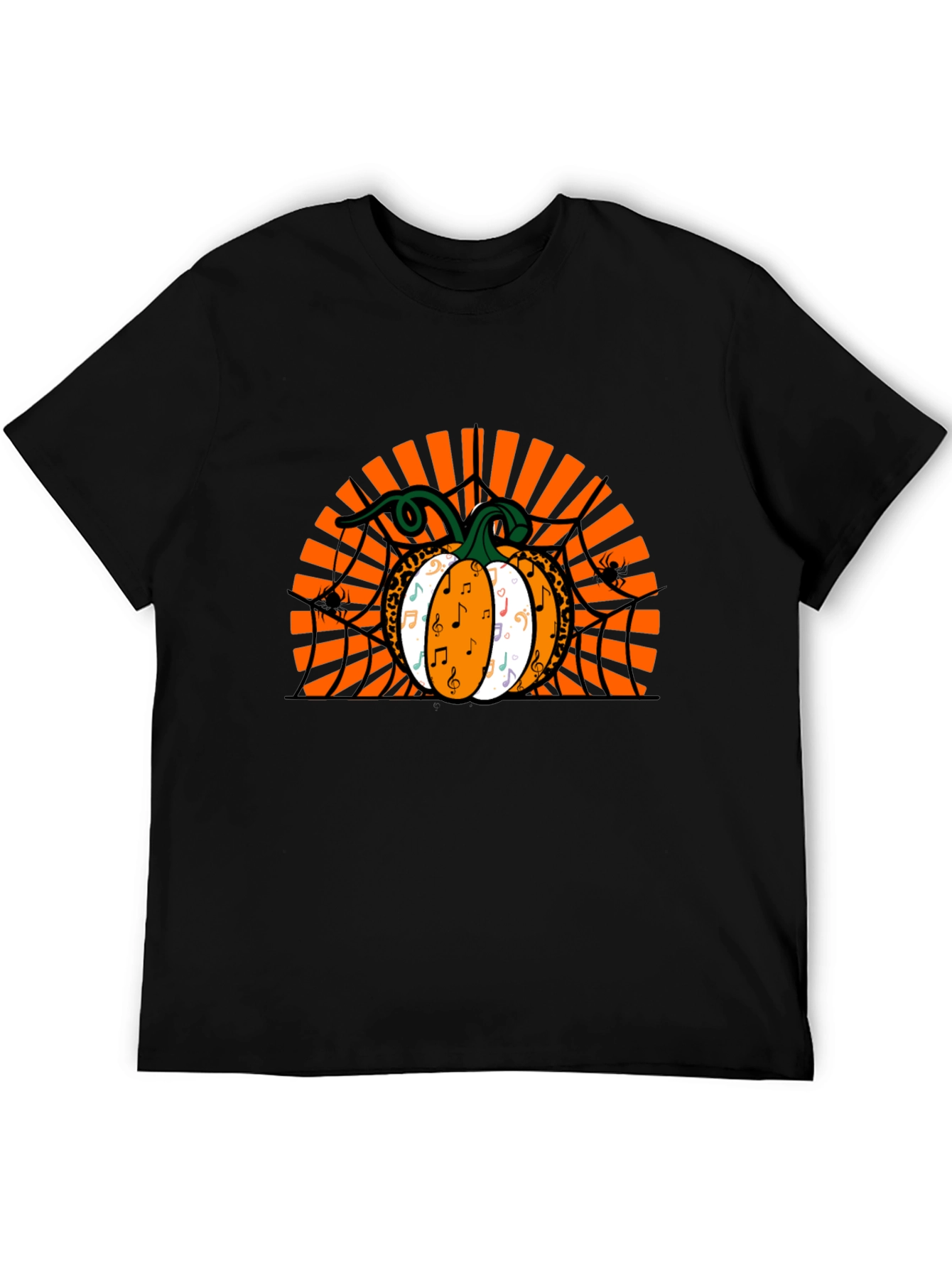 Halloween Music Pumpkin T-Shirt