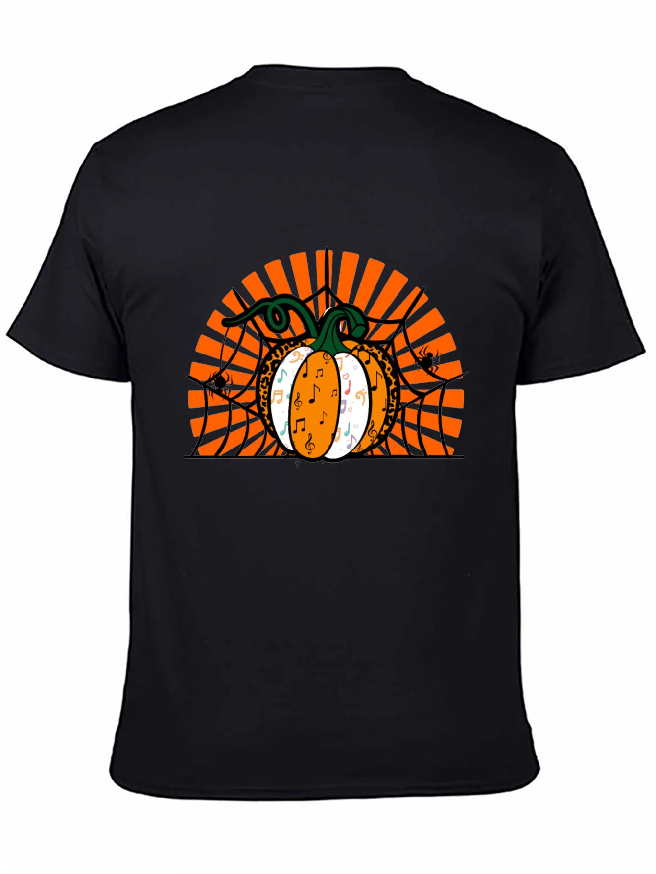 Halloween Music Pumpkin T-Shirt