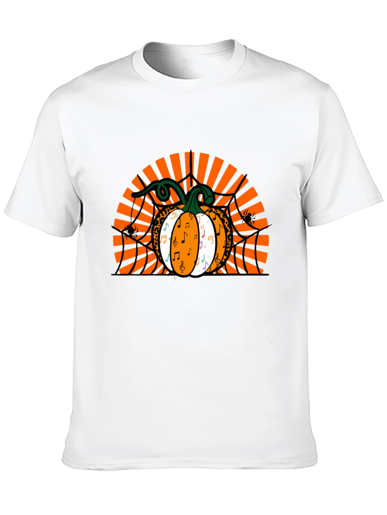 Halloween Music Pumpkin T-Shirt