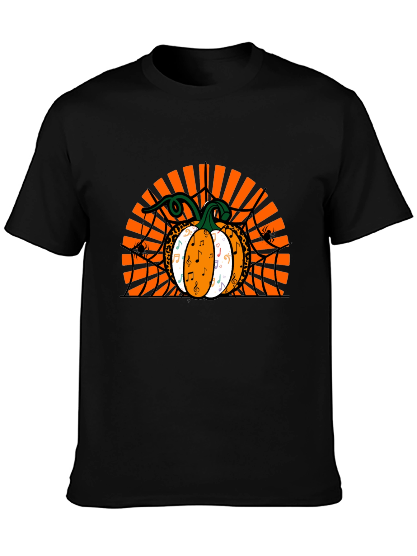 Halloween Music Pumpkin T-Shirt