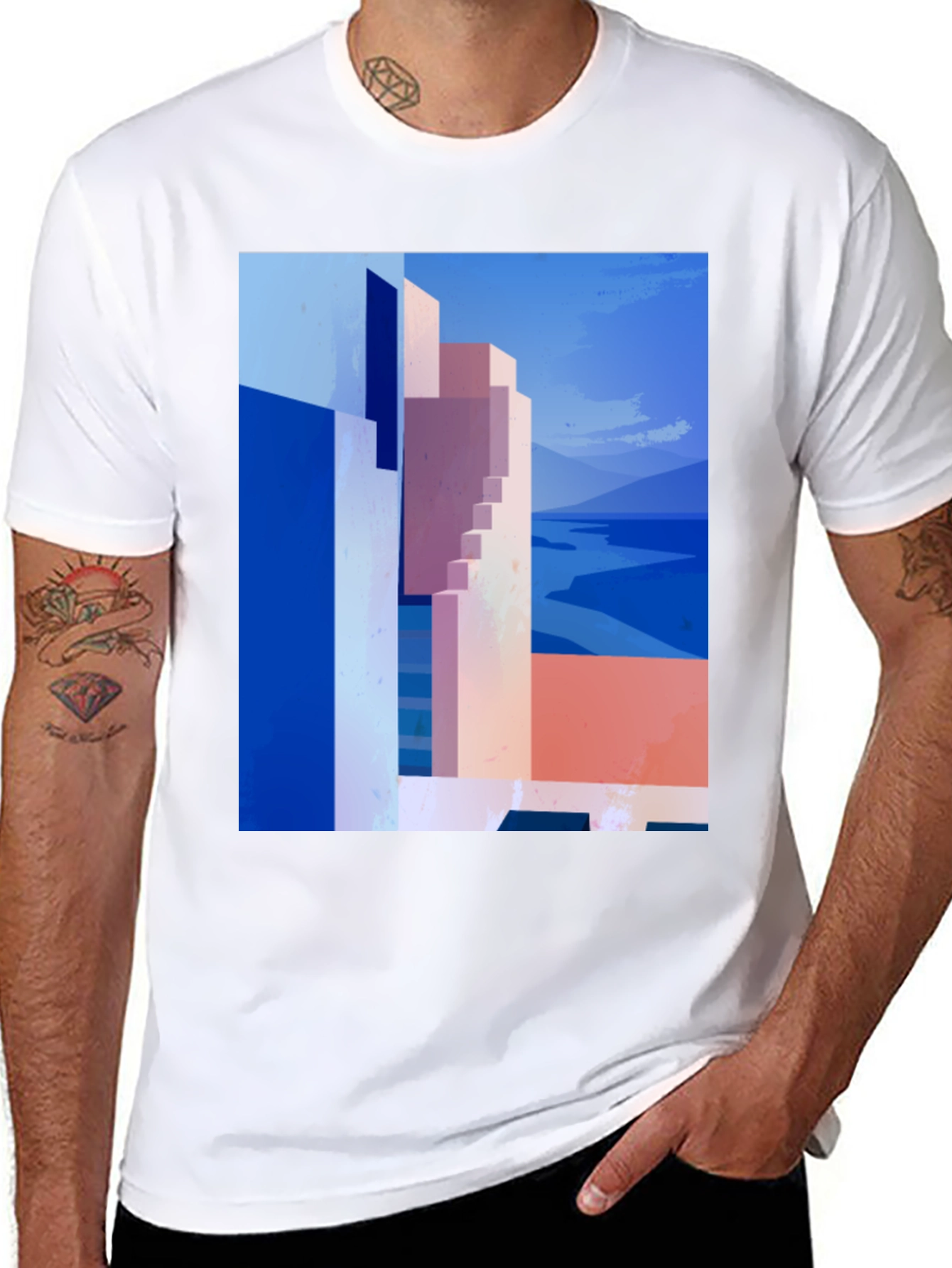 Abstract Architecture Graphic Tee
