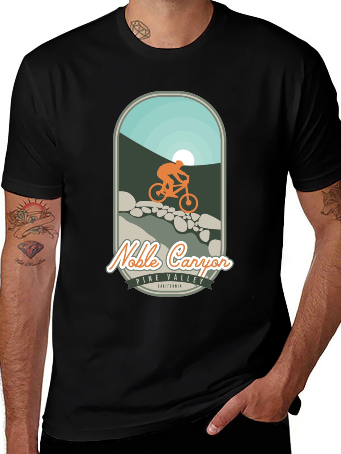 Noble Canyon Bike T-Shirt - Black
