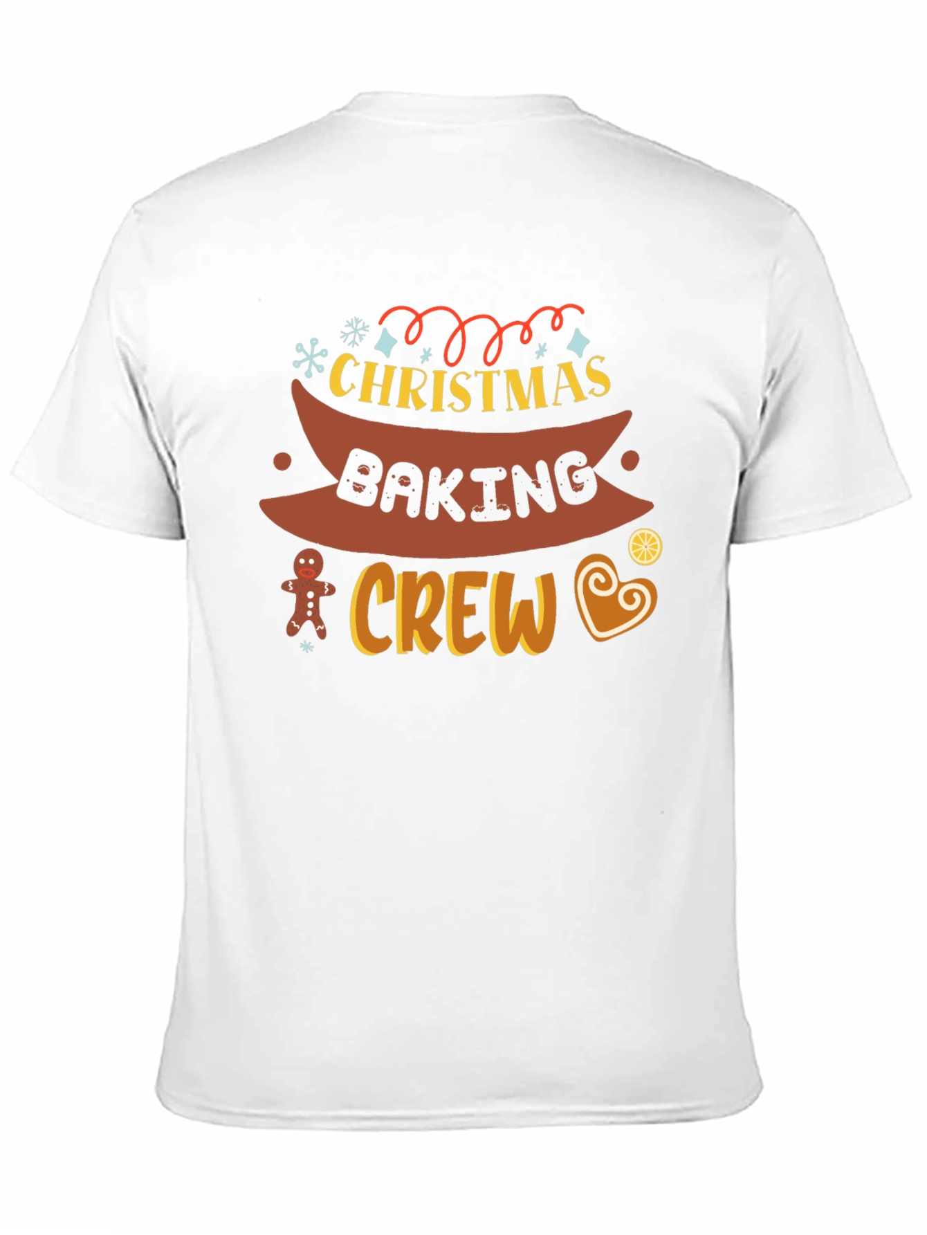 Christmas Baking Crew Black T-Shirt