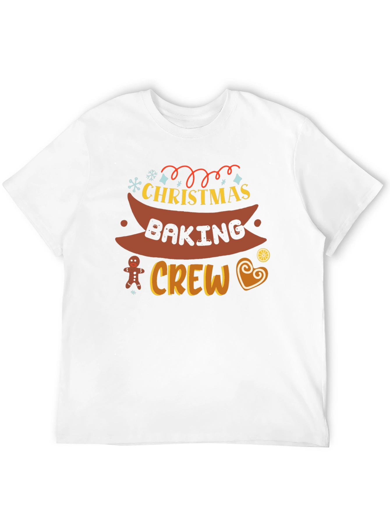Christmas Baking Crew Black T-Shirt