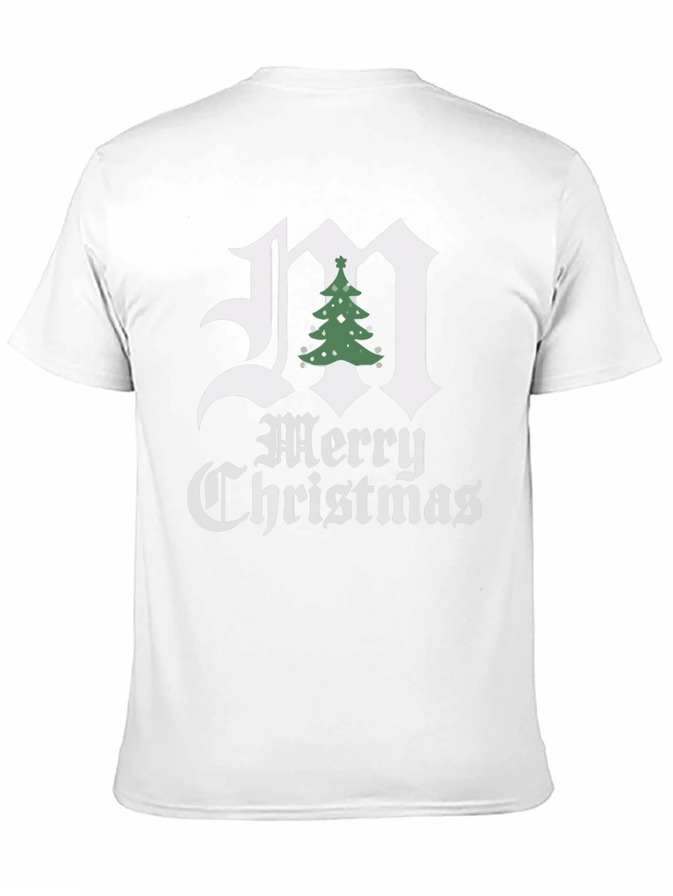 Merry Christmas Initial M T-Shirt