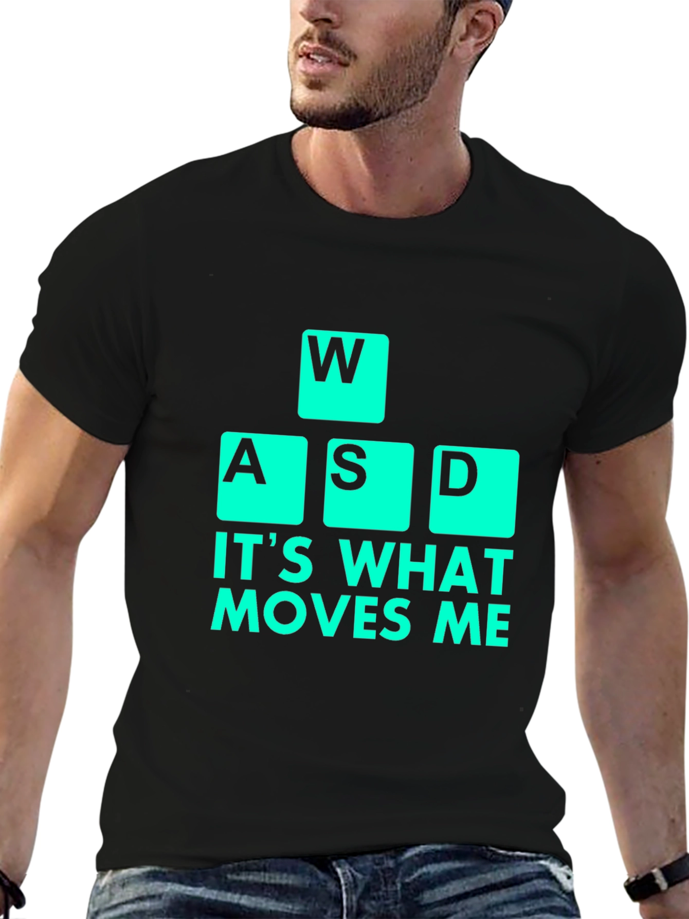 WASD Gamer T-Shirt - Its What Moves Me