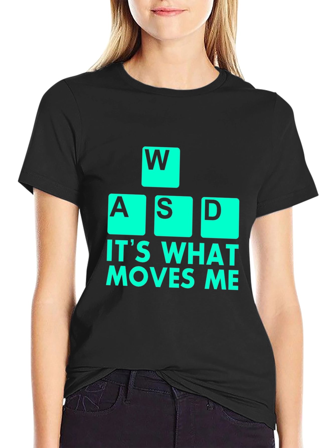 WASD Gamer T-Shirt - Its What Moves Me