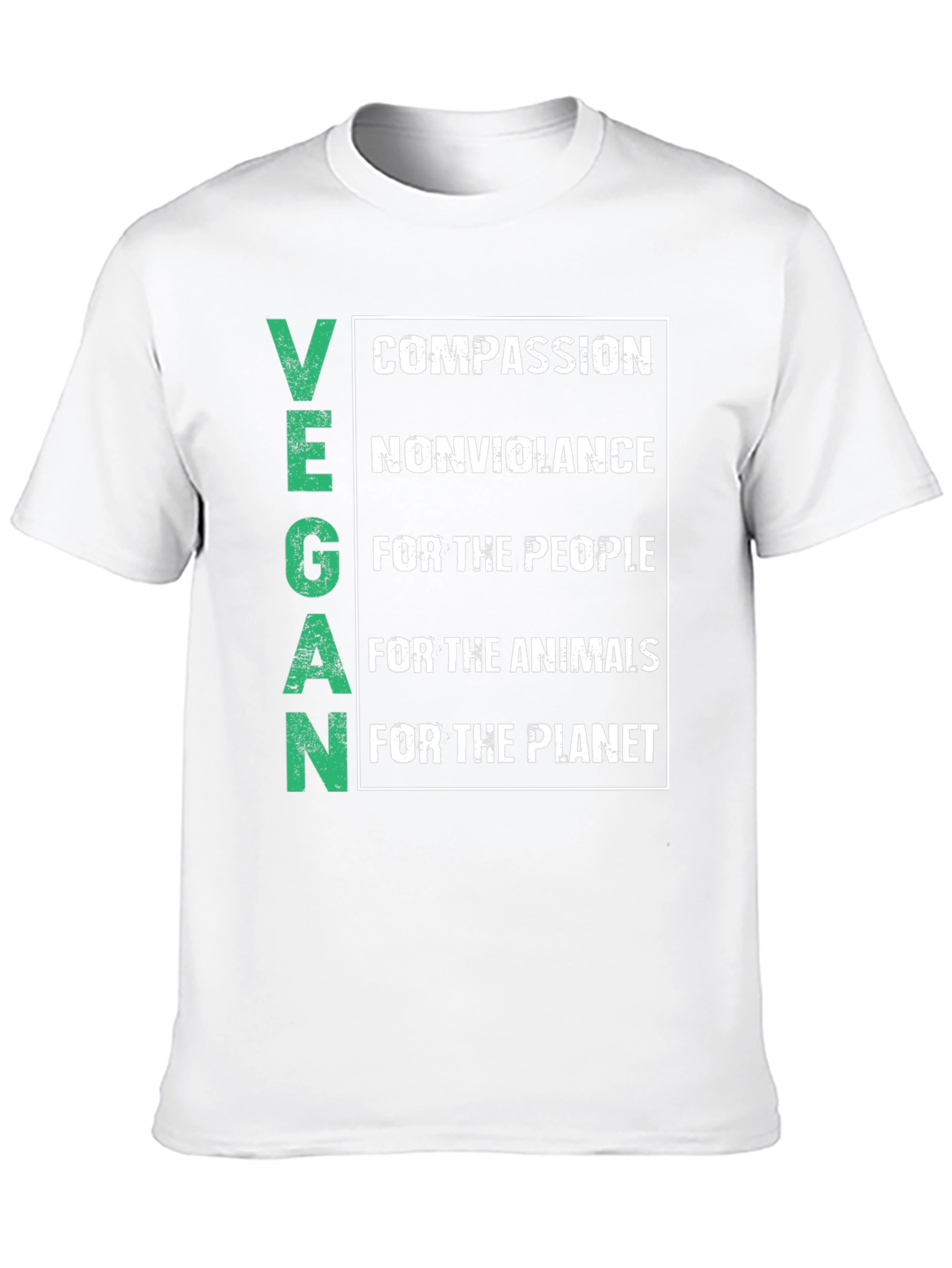 Vegan Compassion T-Shirt - Black - Unisex