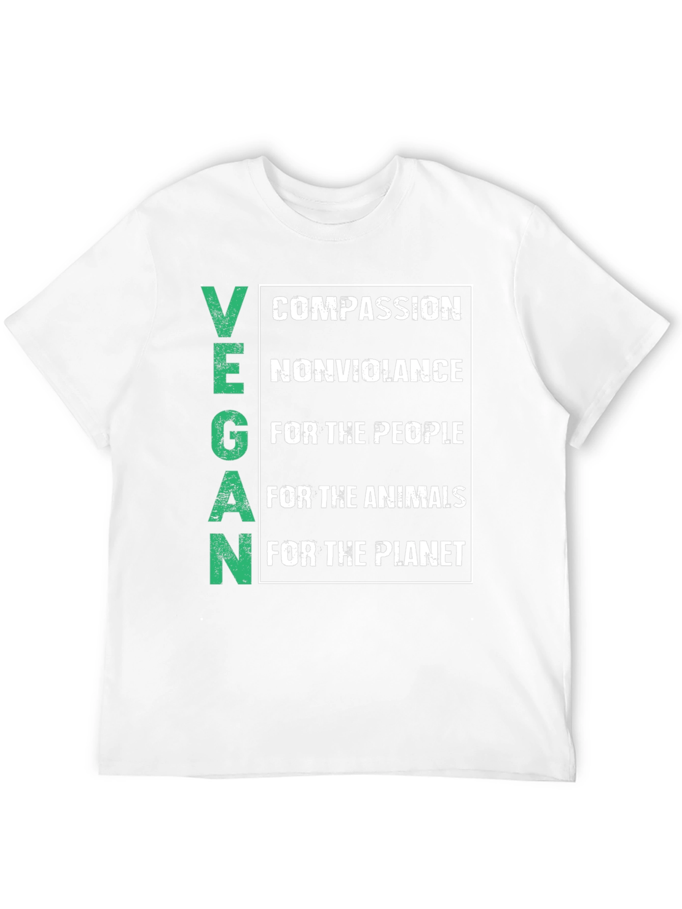 Vegan Compassion T-Shirt - Black - Unisex