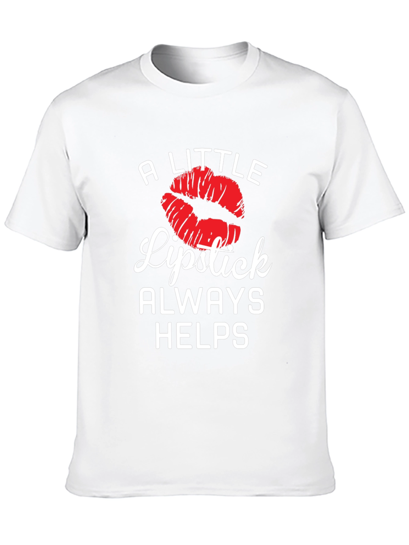 A Little Lipstick Always Helps Graphic Tee