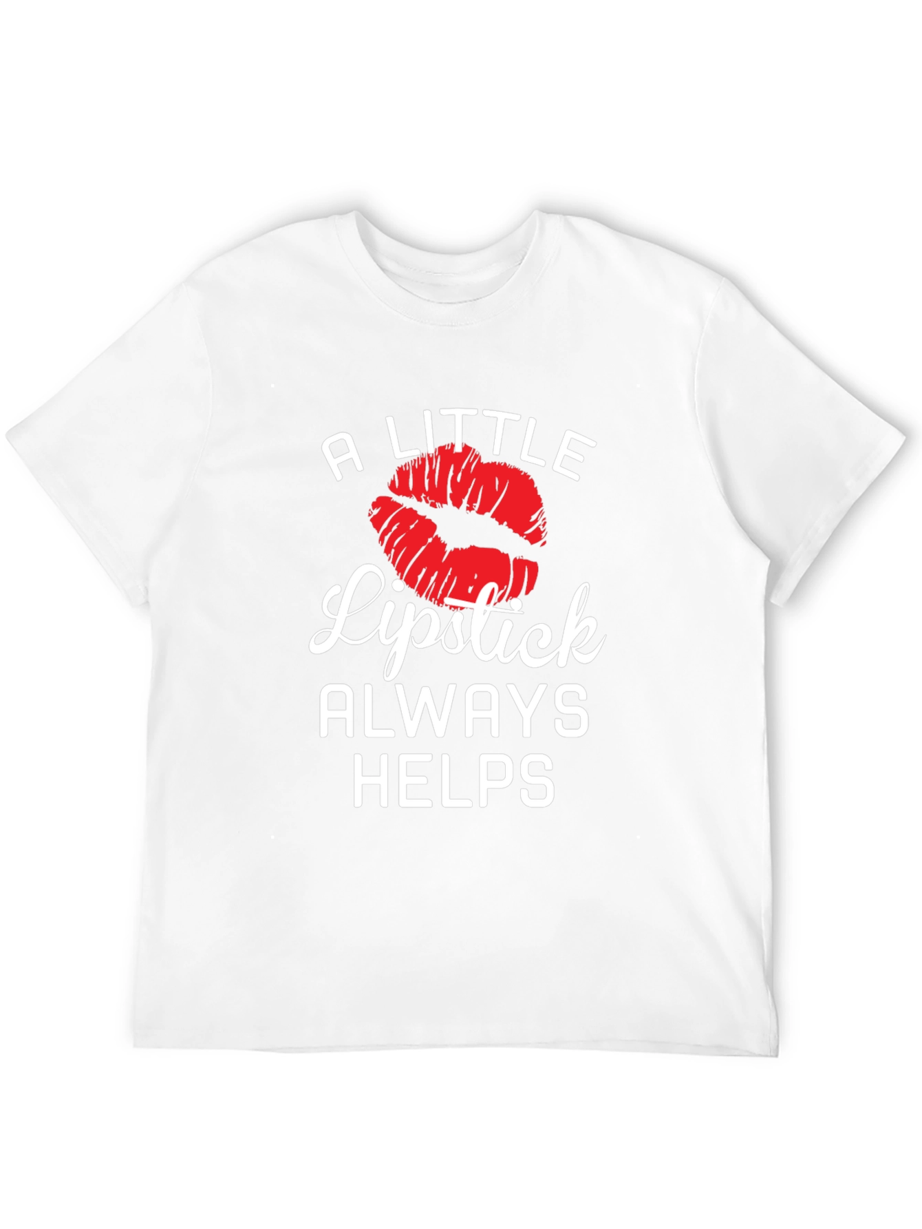 A Little Lipstick Always Helps Graphic Tee