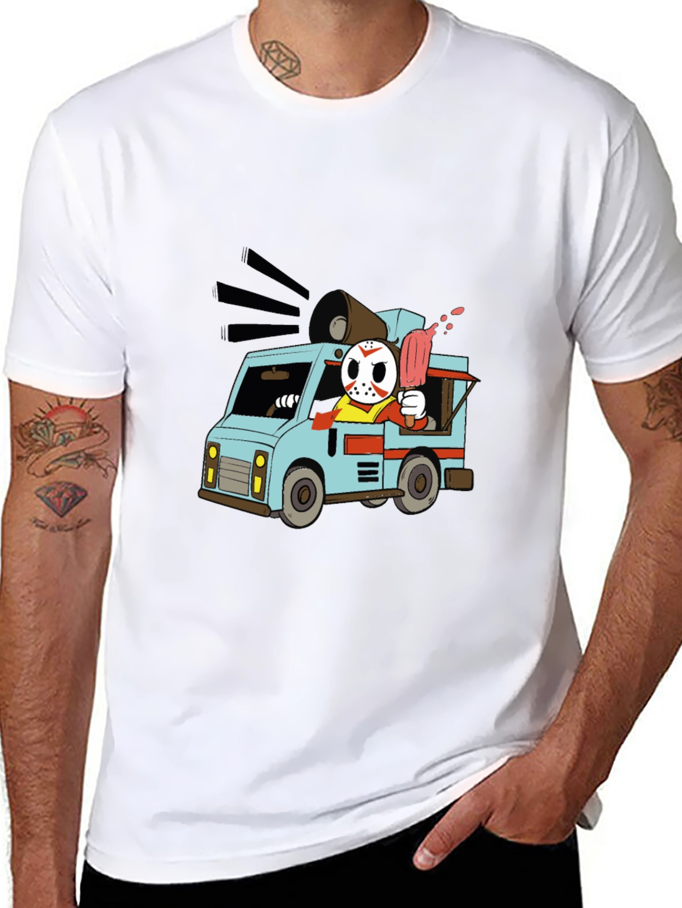 Horror Ice Cream Truck T-Shirt