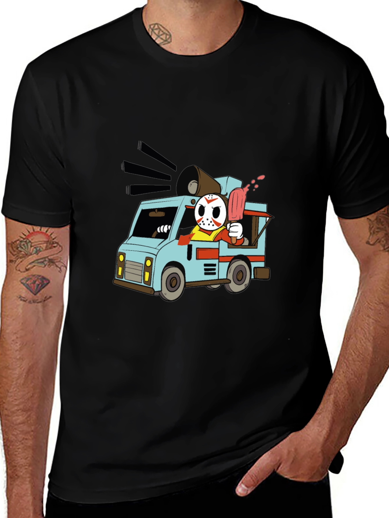 Horror Ice Cream Truck T-Shirt