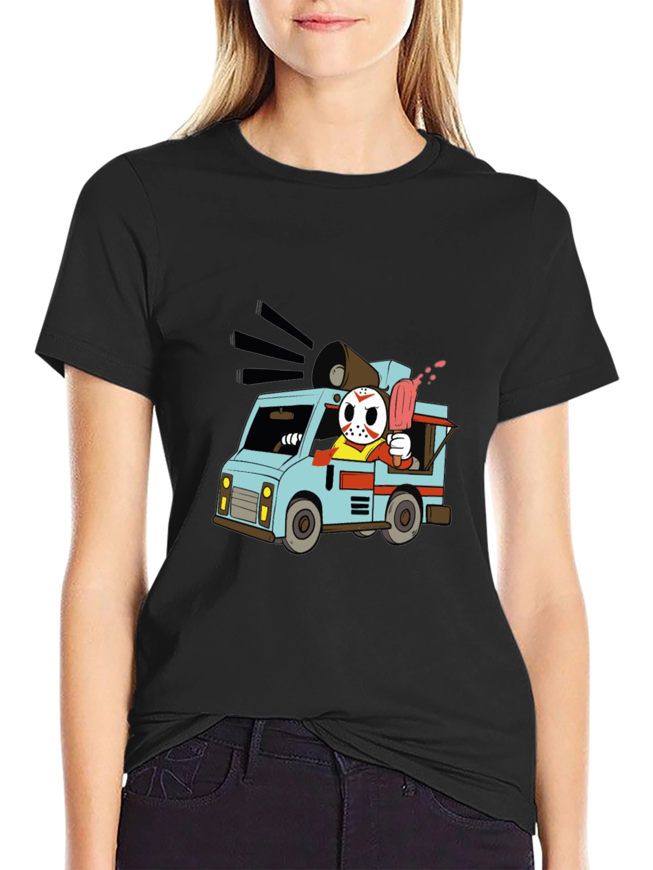 Horror Ice Cream Truck T-Shirt