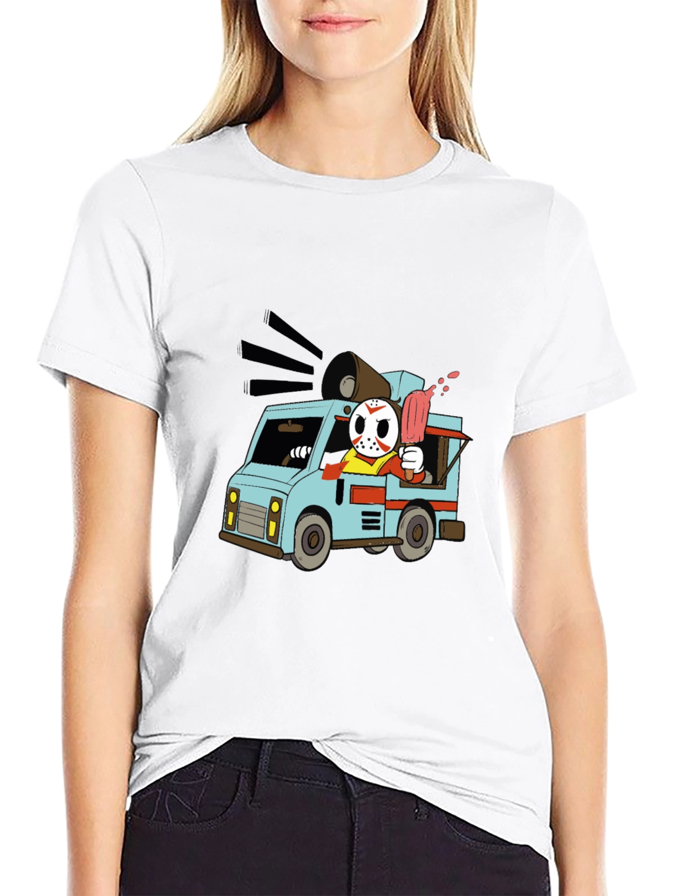 Horror Ice Cream Truck T-Shirt