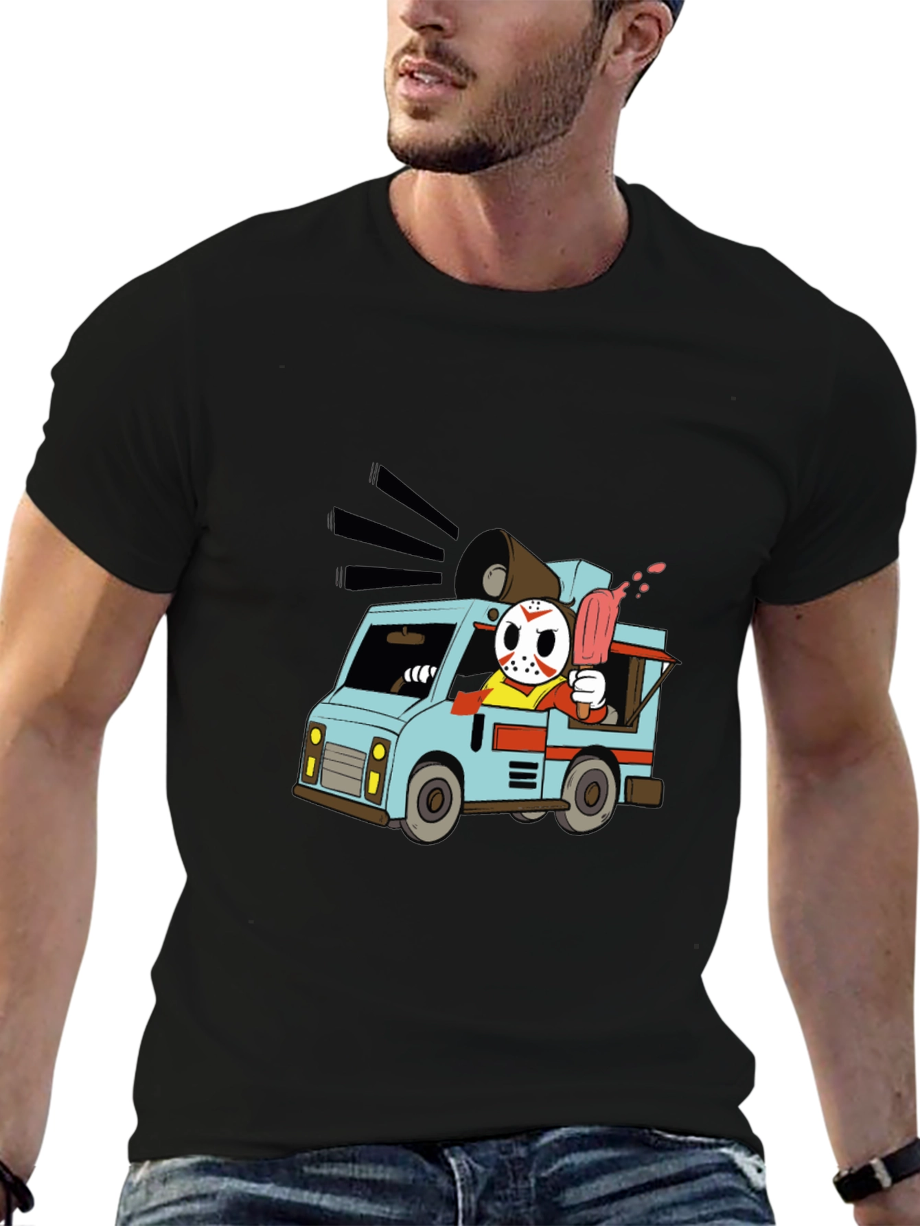 Horror Ice Cream Truck T-Shirt