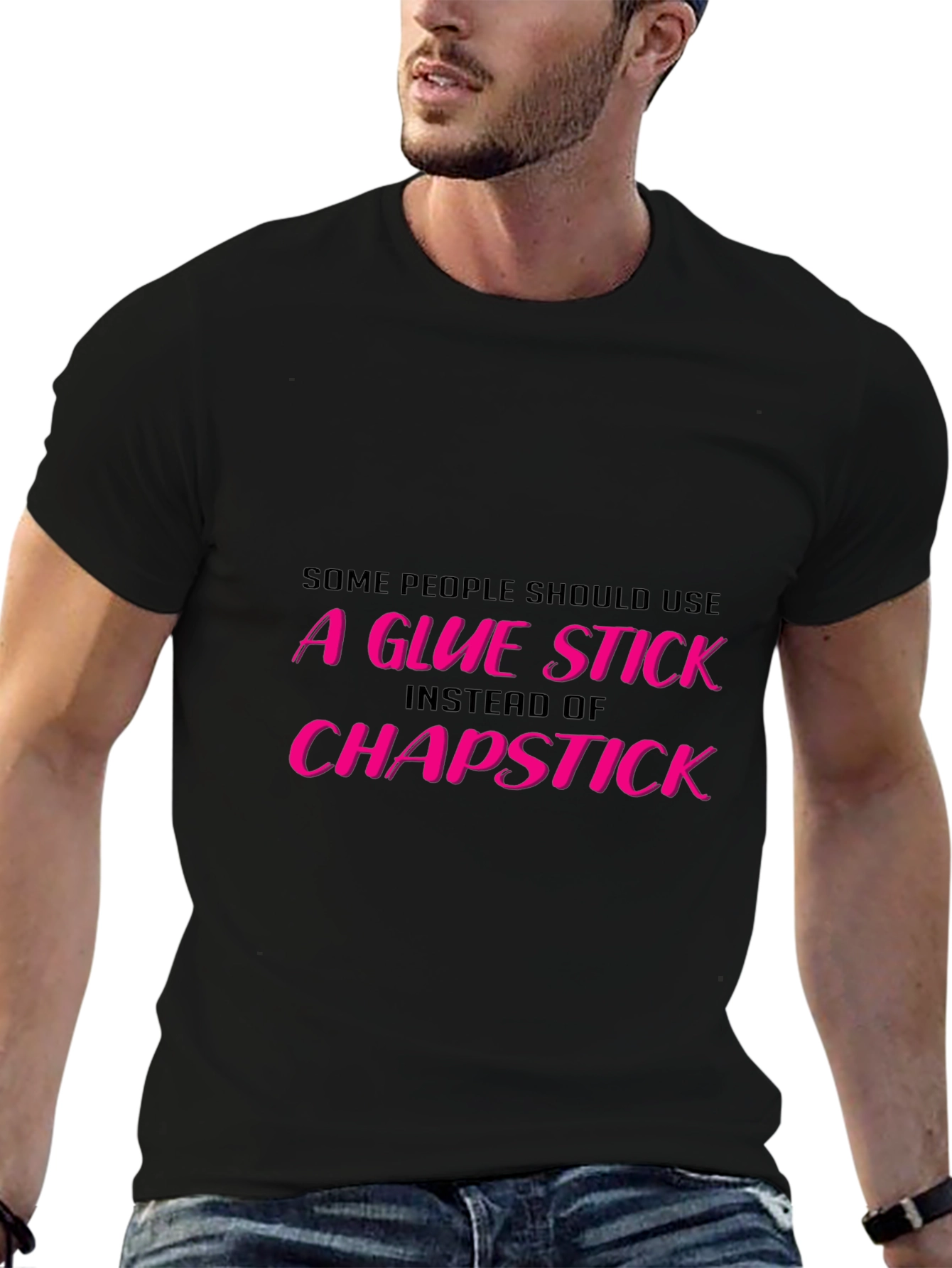 Funny Glue Stick Graphic Tee