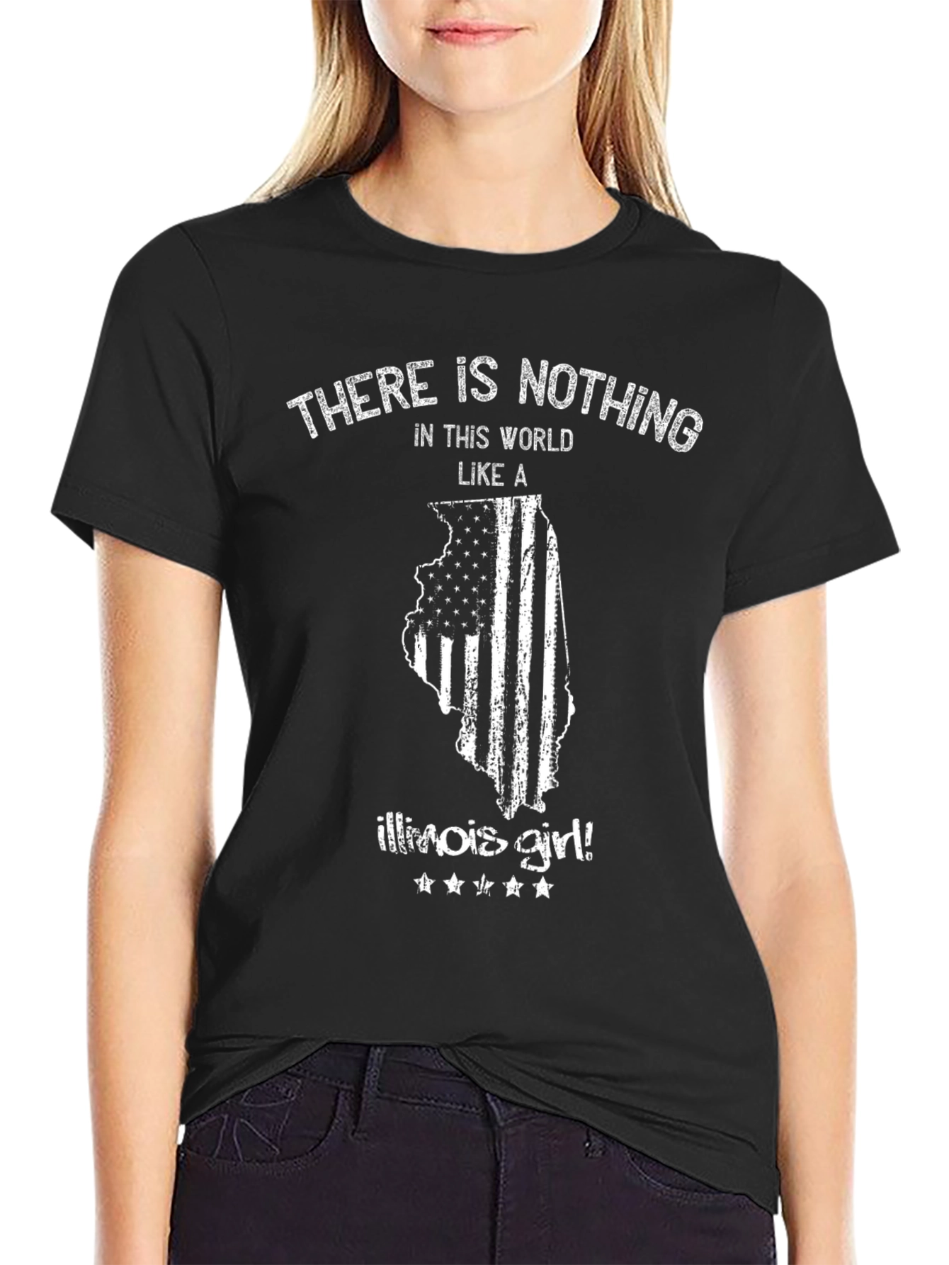 Illinois Girl T-Shirt - State Pride Tee