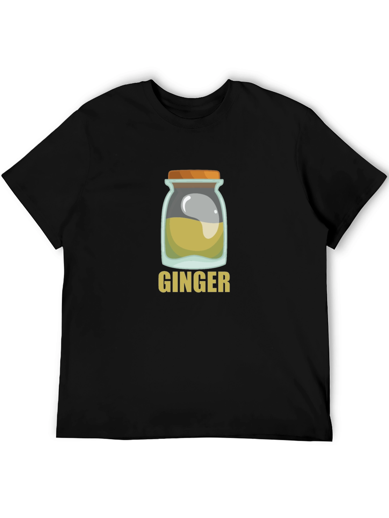 Ginger Jar Graphic Tee - Soft Black T-Shirt