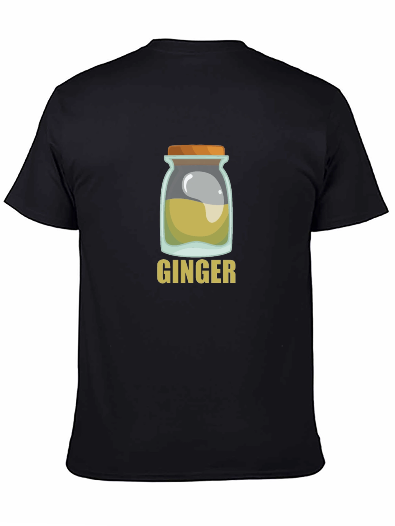Ginger Jar Graphic Tee - Soft Black T-Shirt