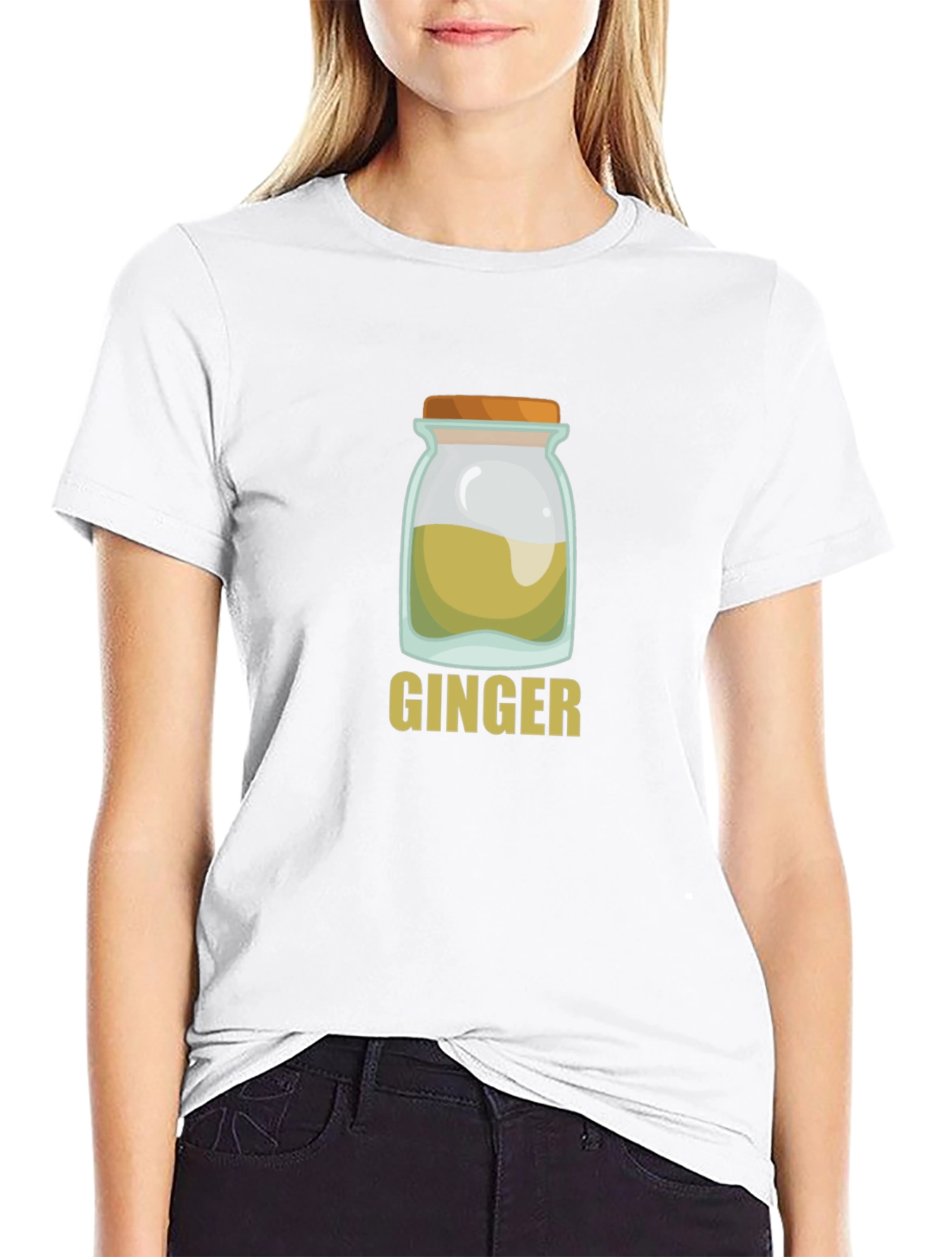 Ginger Jar Graphic Tee - Soft Black T-Shirt