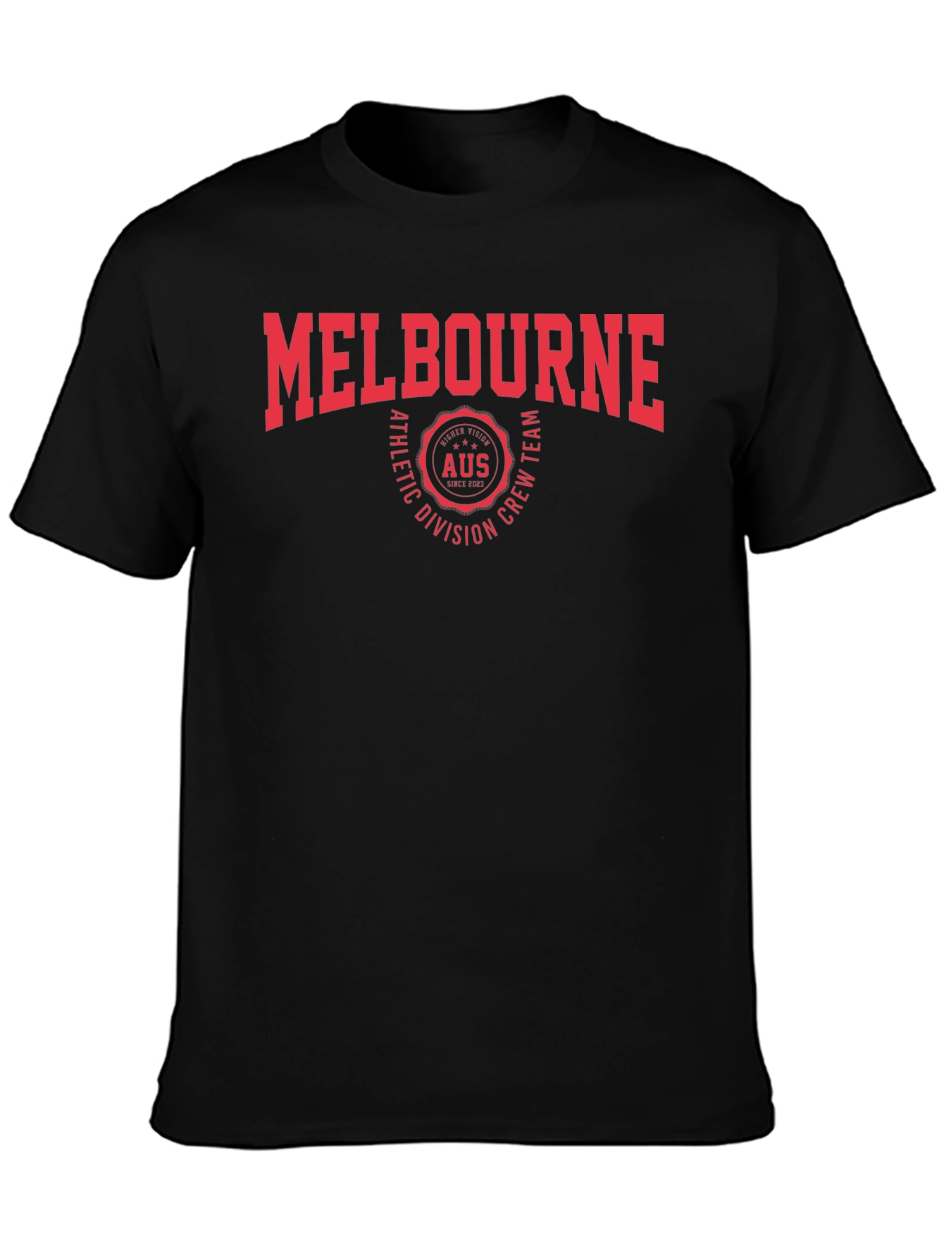 Melbourne Athletic Crew T-Shirt - Black